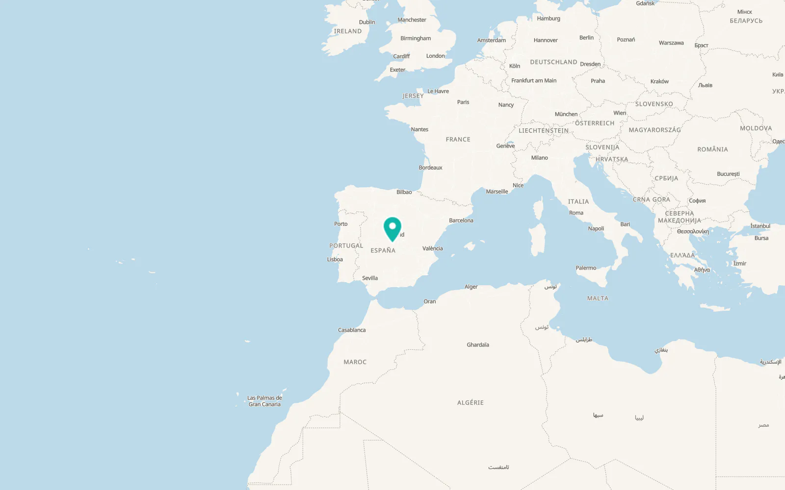Map of Ajofrín