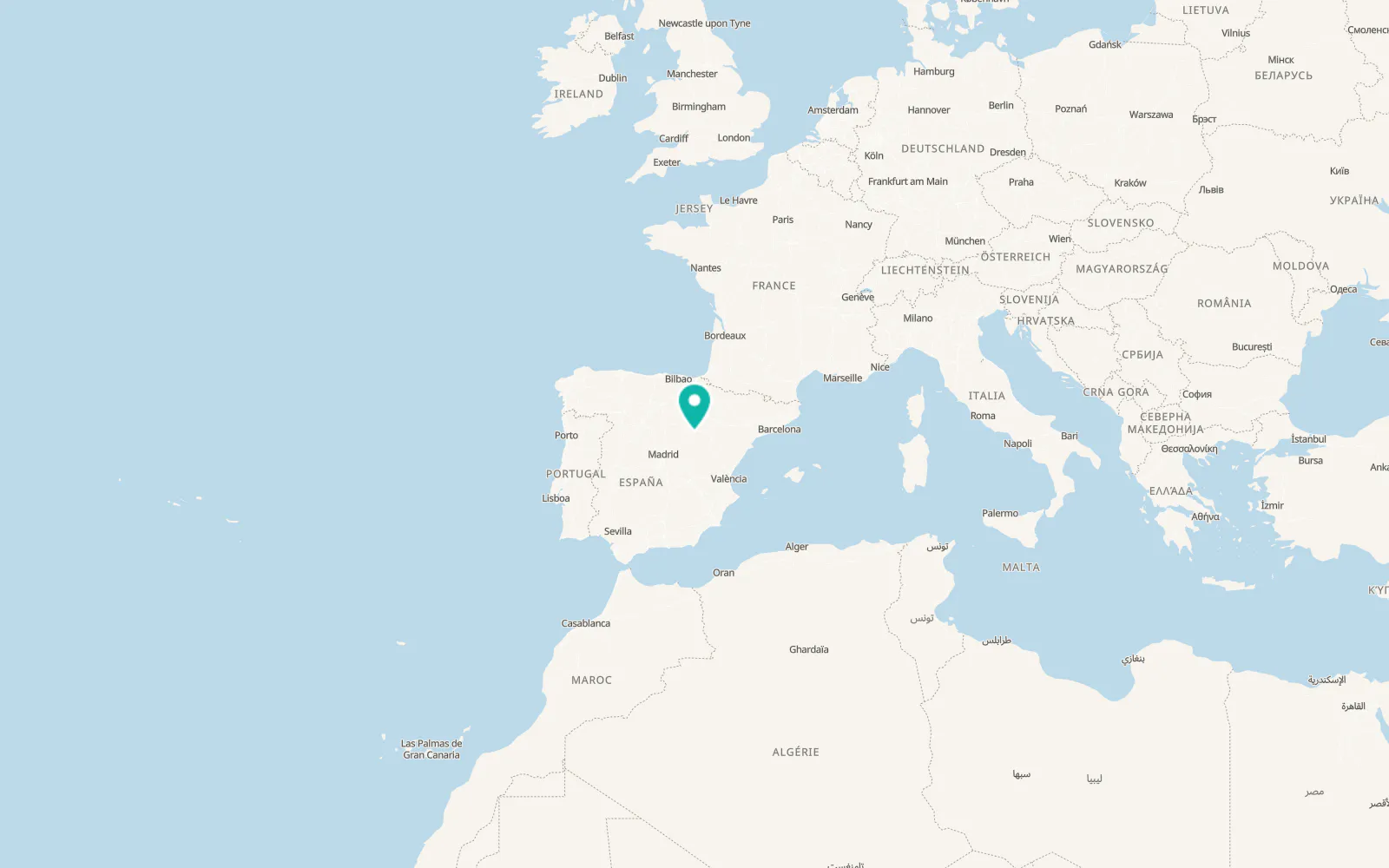 Map of Alconchel de Ariza