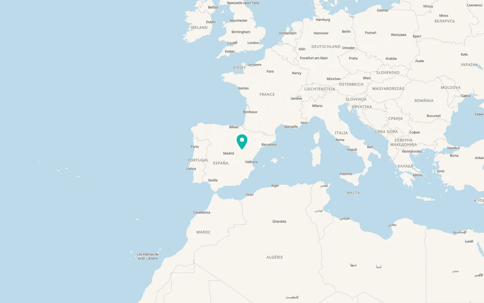 Map of Alcoroches