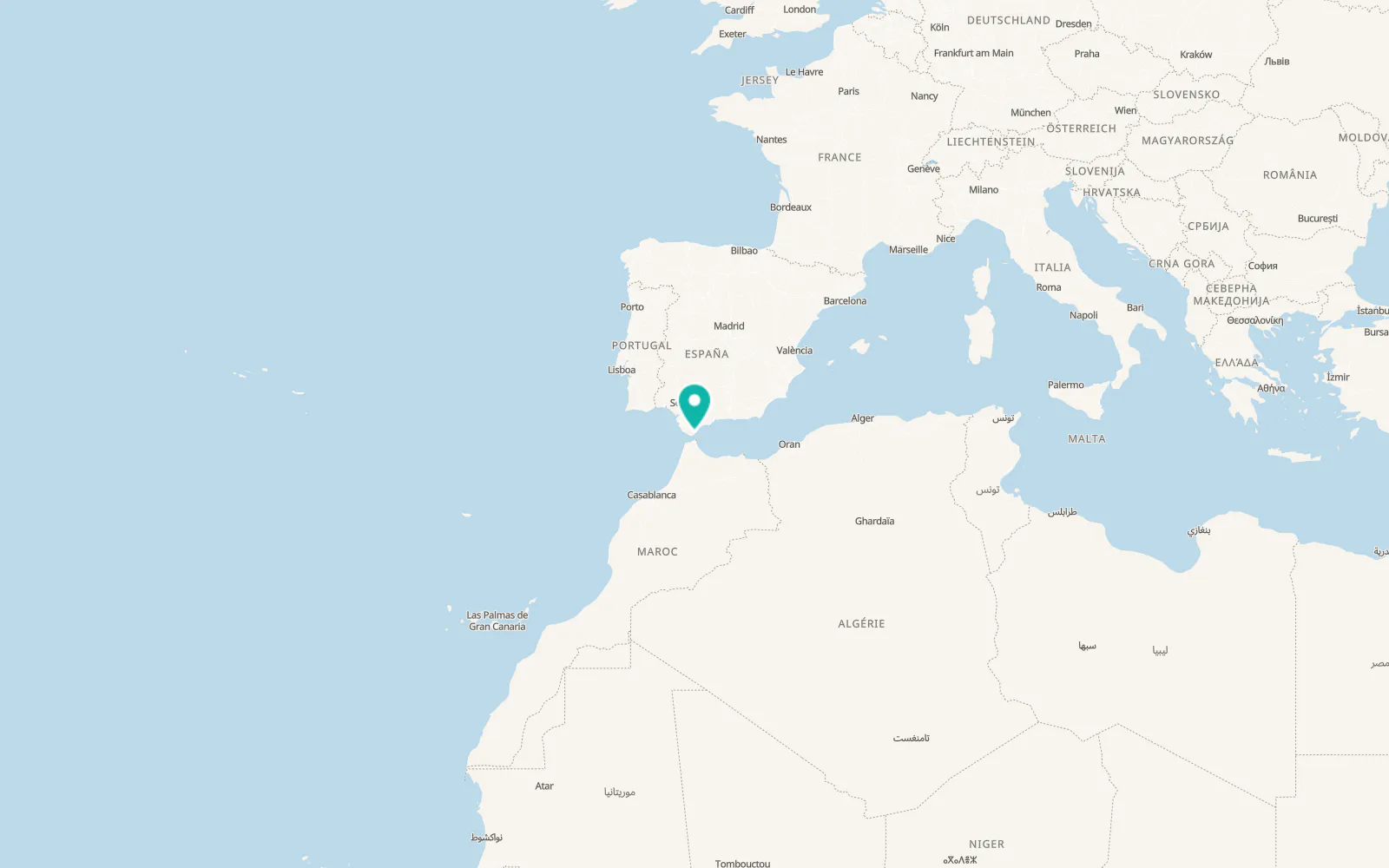 Map of Algeciras