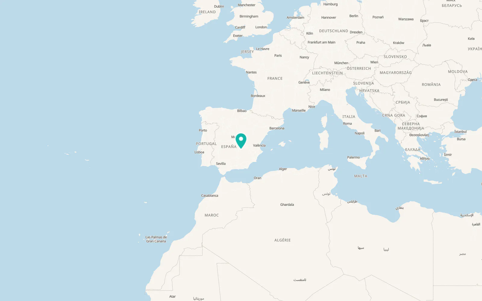 Map of Alhambra