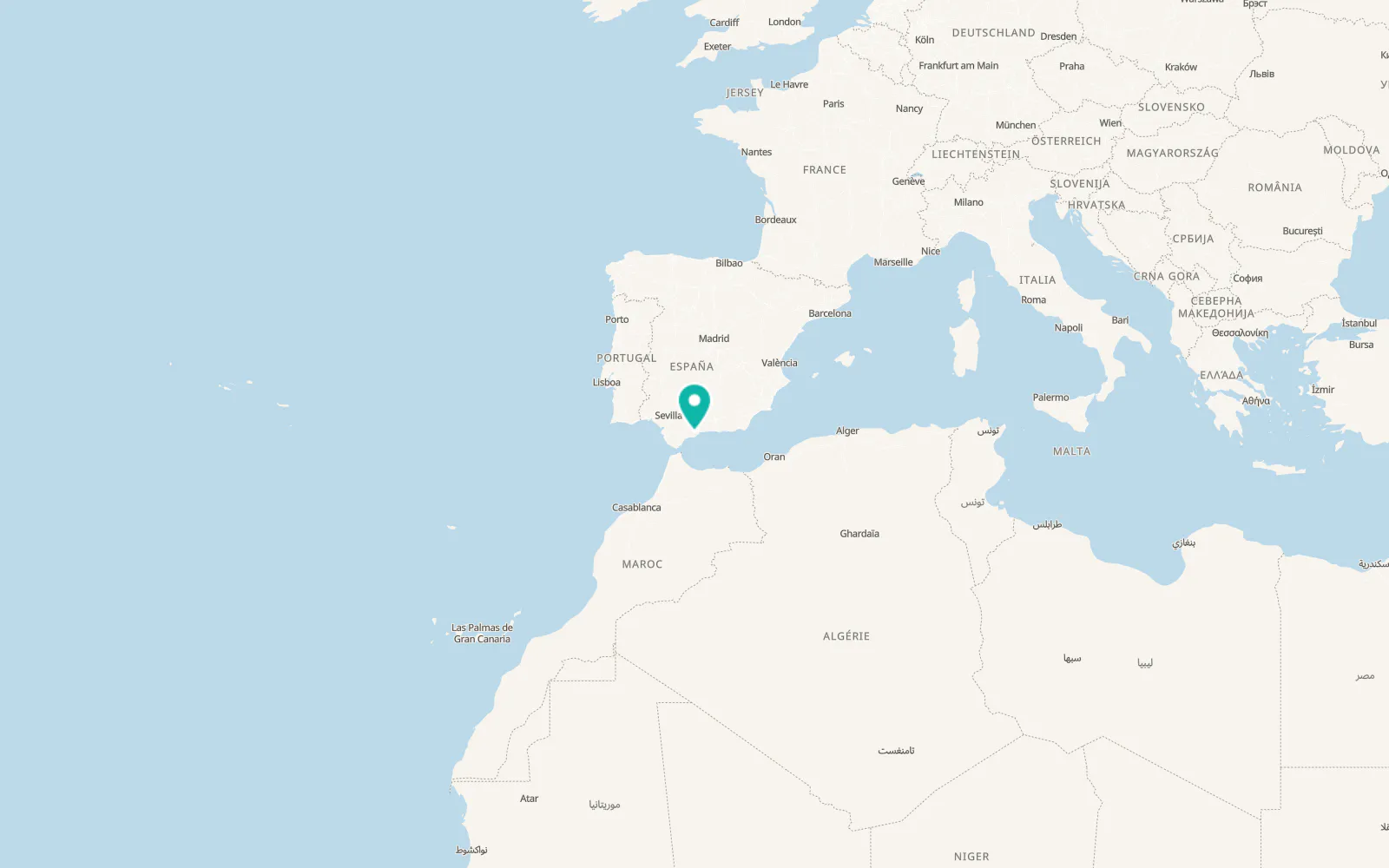 Map of Alhaurín el Grande