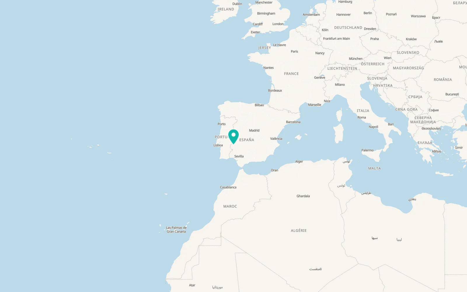 Map of Almendral