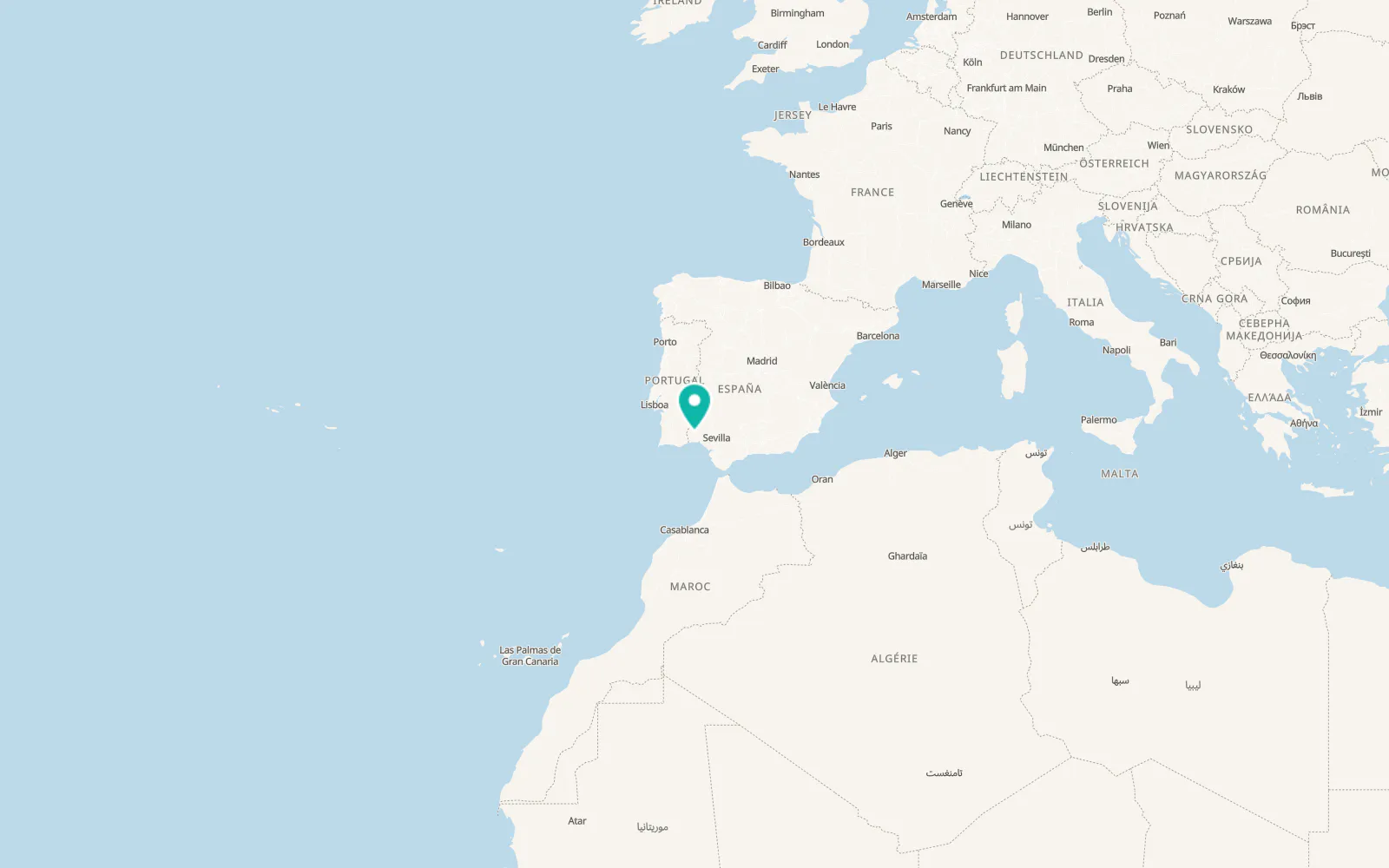 Map of Alosno