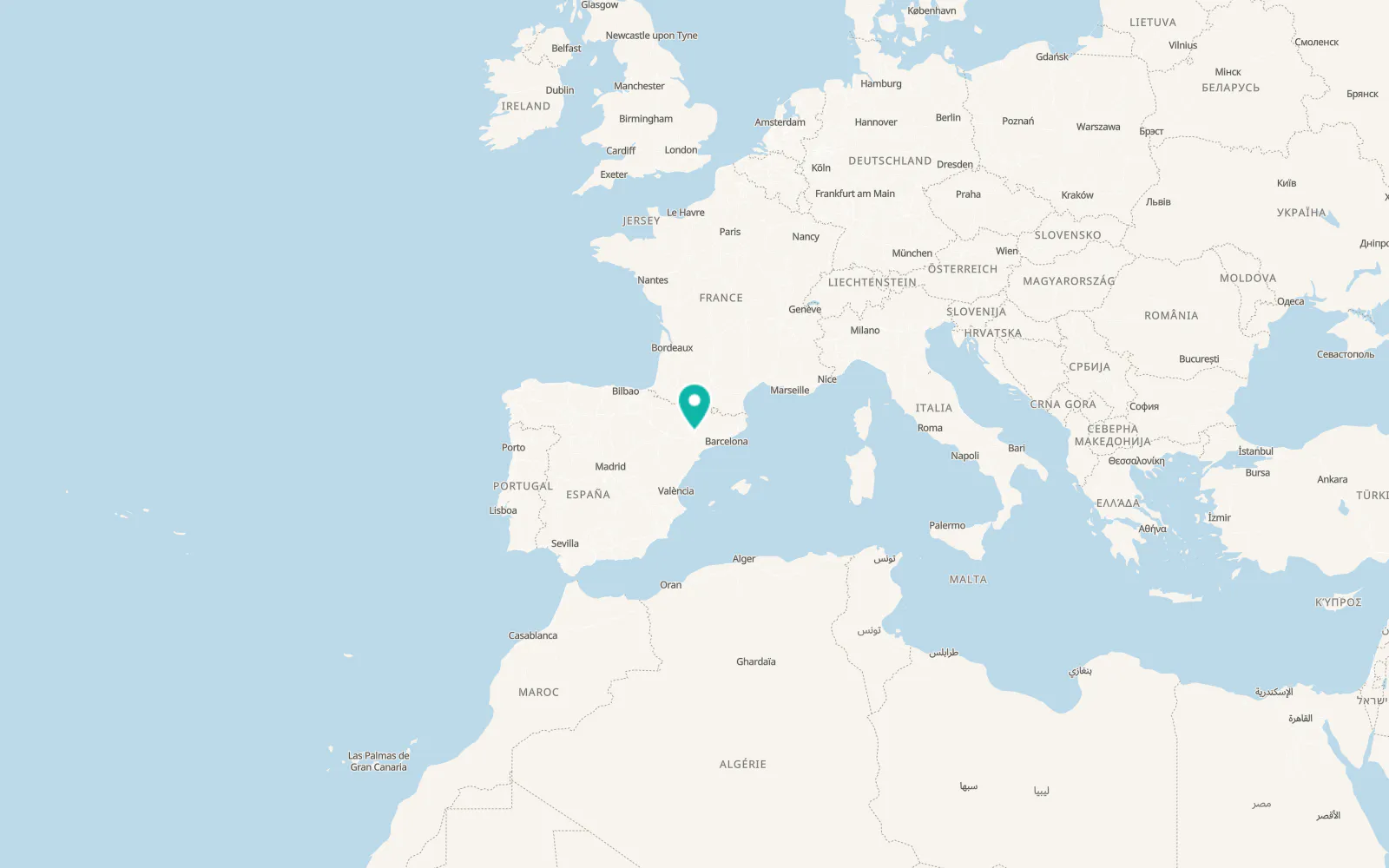 Map of Alpicat
