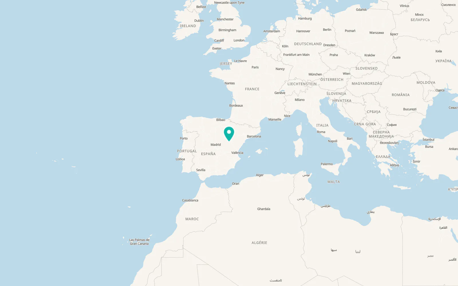 Map of Alustante