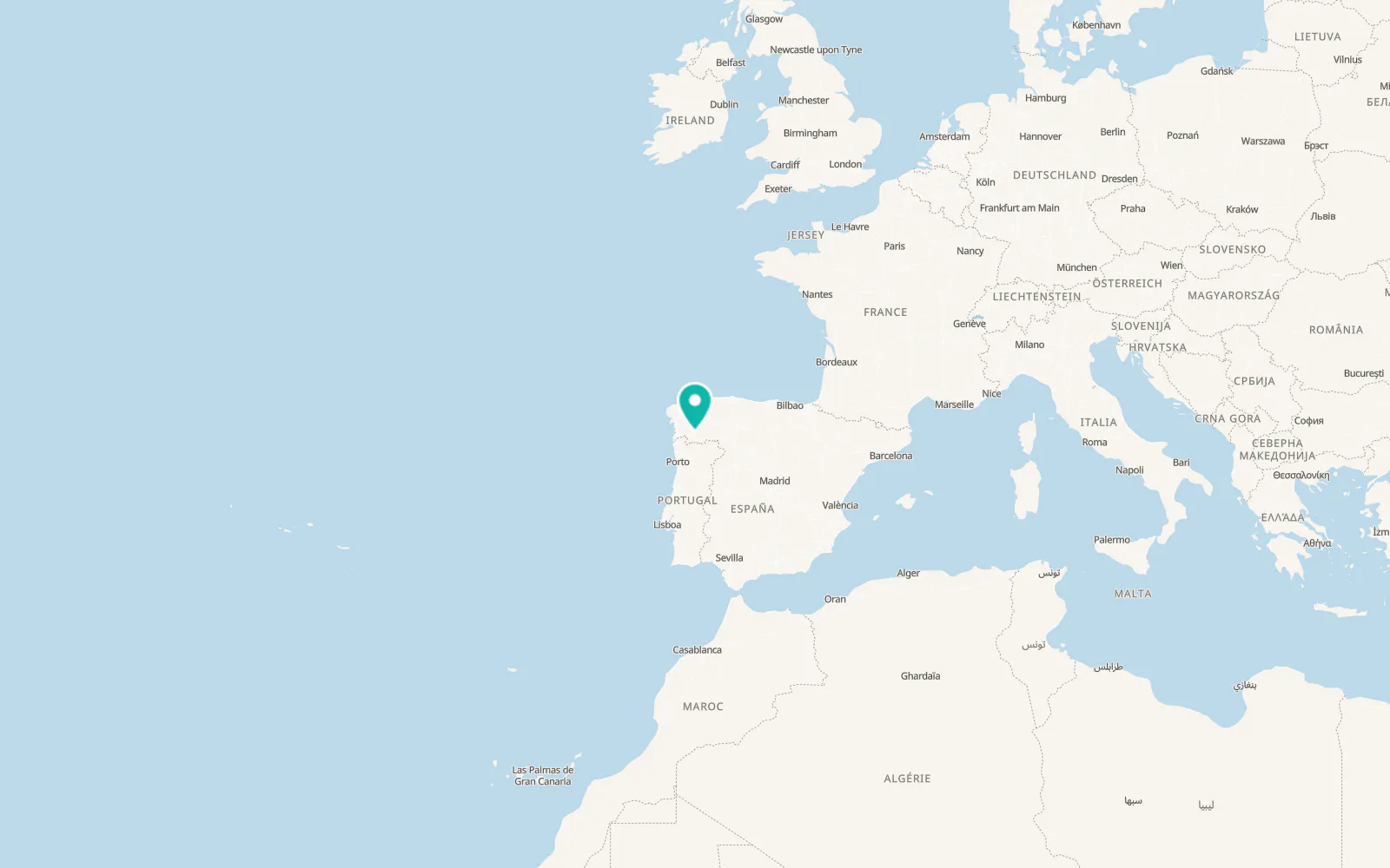 Map of Ambía