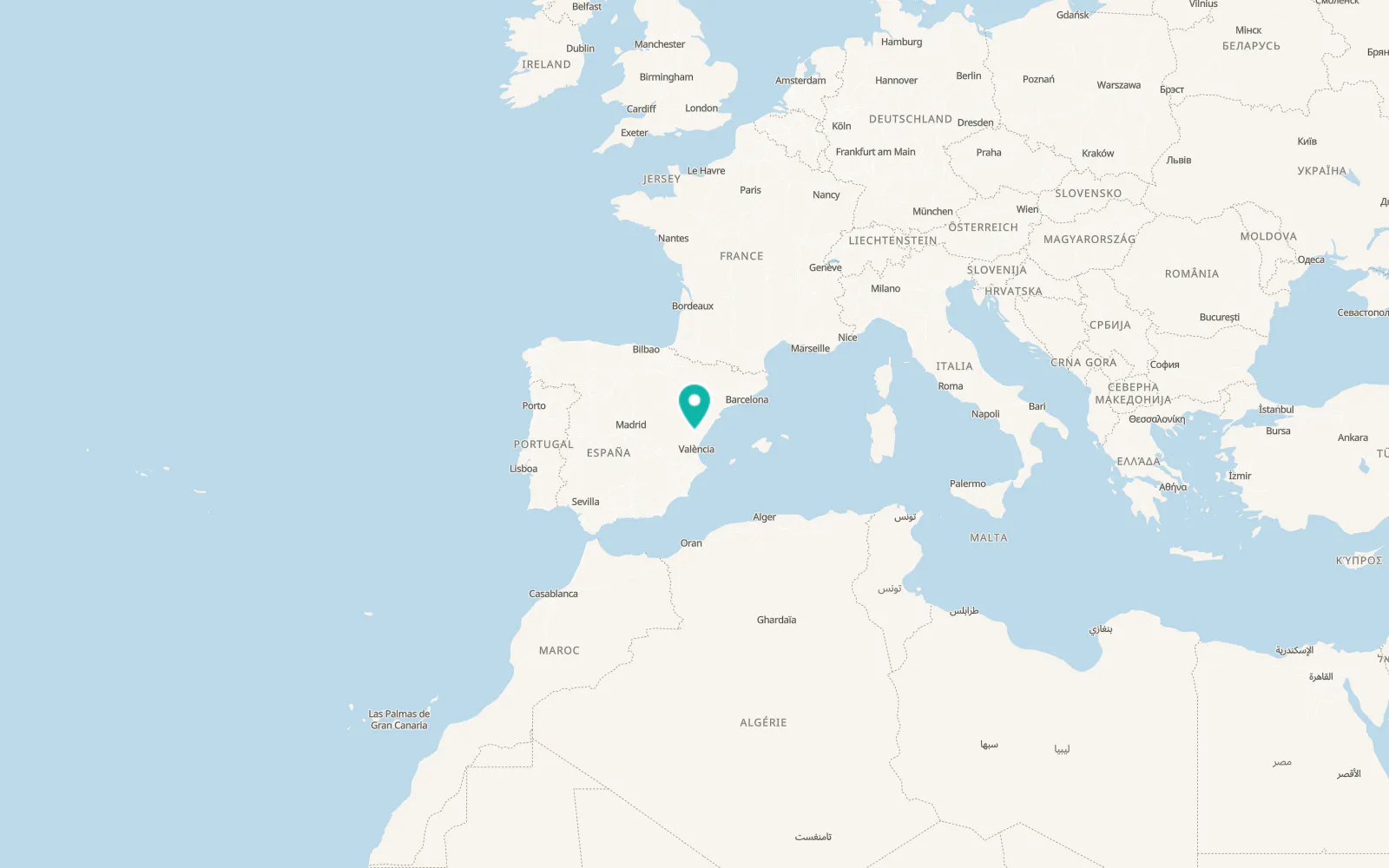 Map of Arañuel