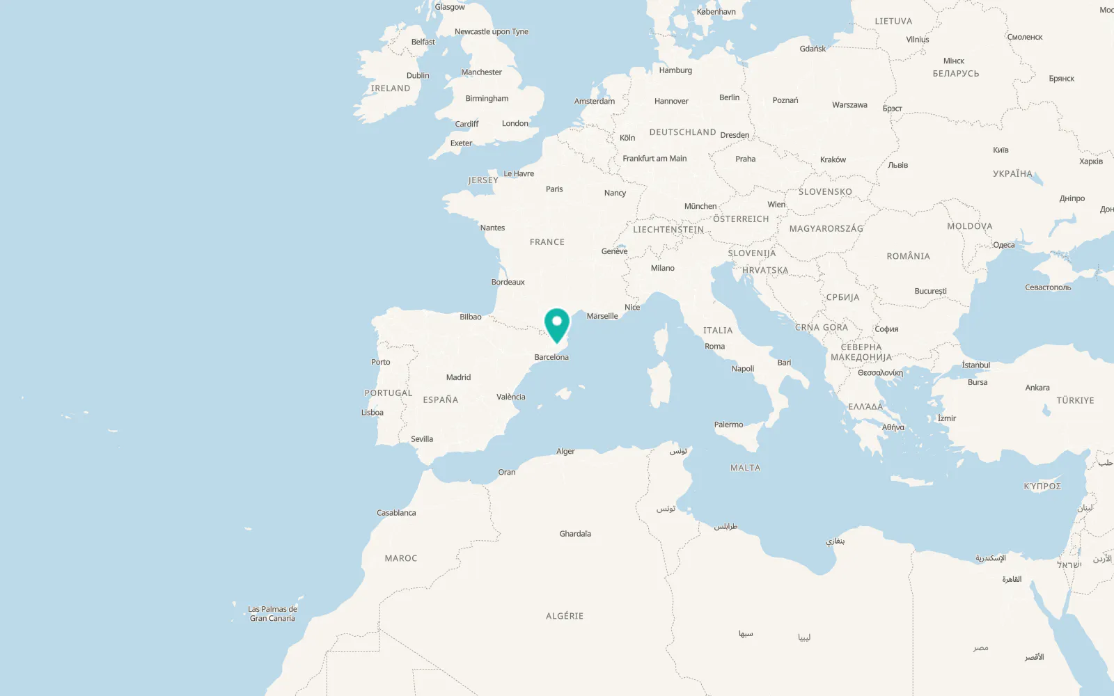 Map of Arbúcies