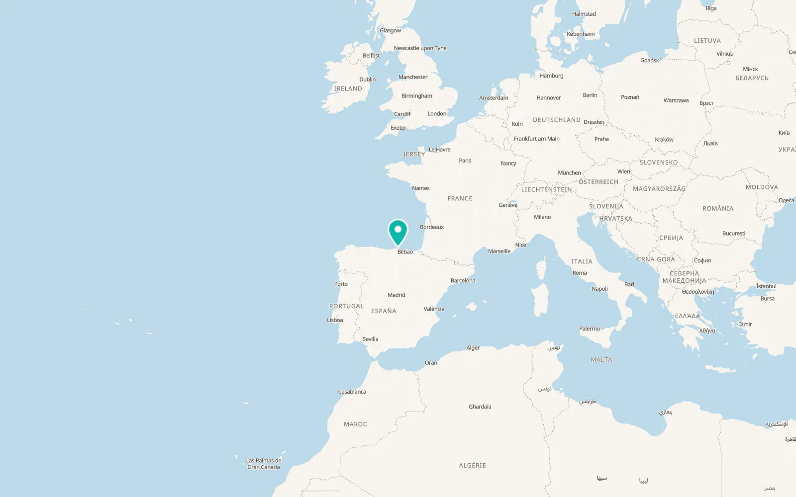 Map of Arnuero