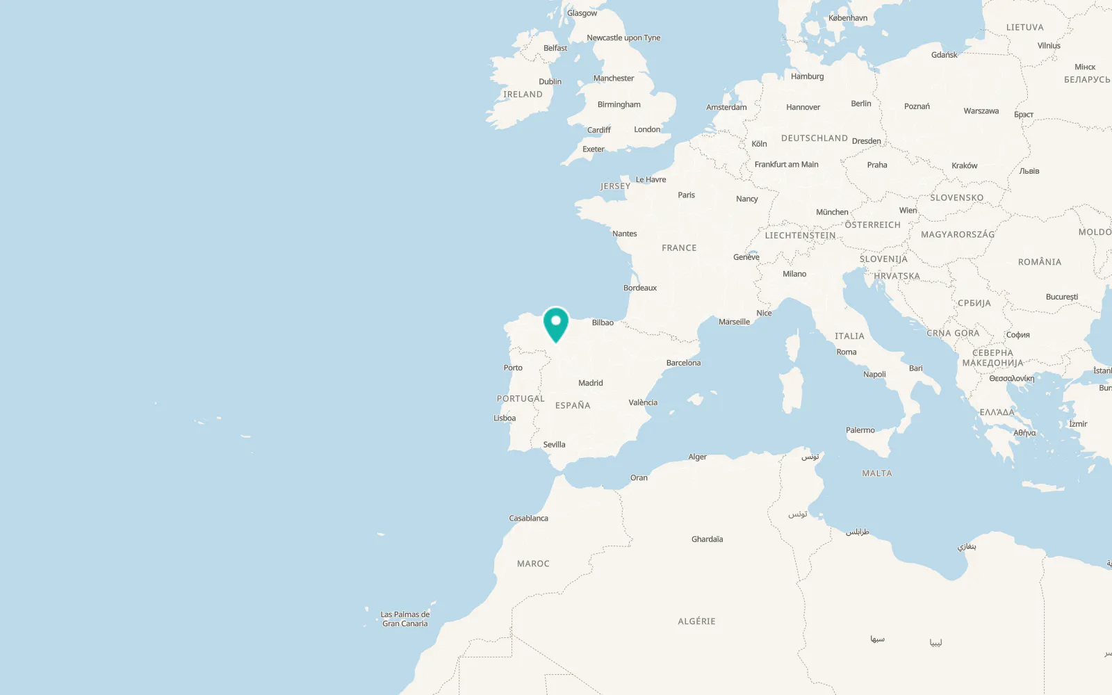 Map of Arrabalde