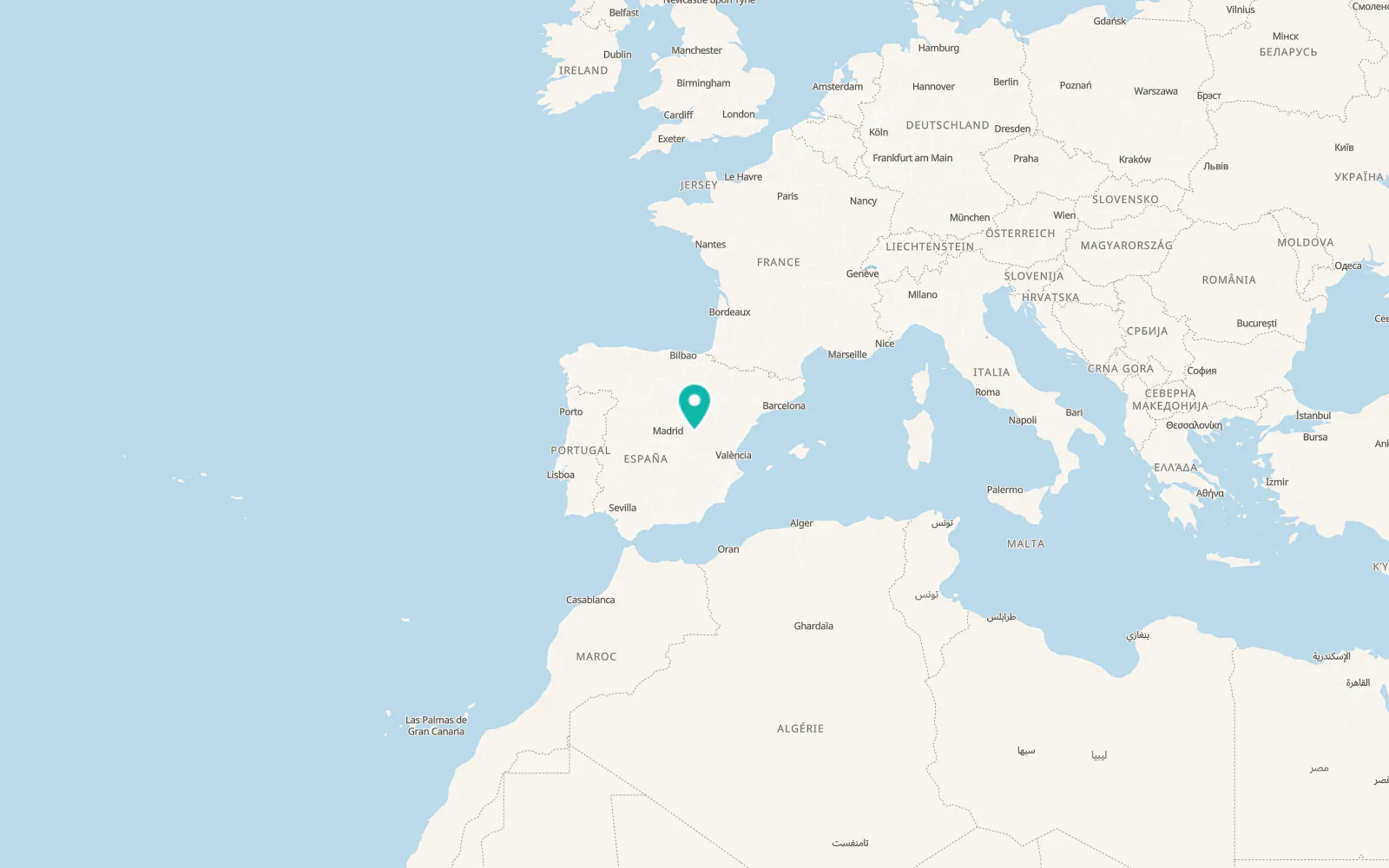 Map of Arrancacepas