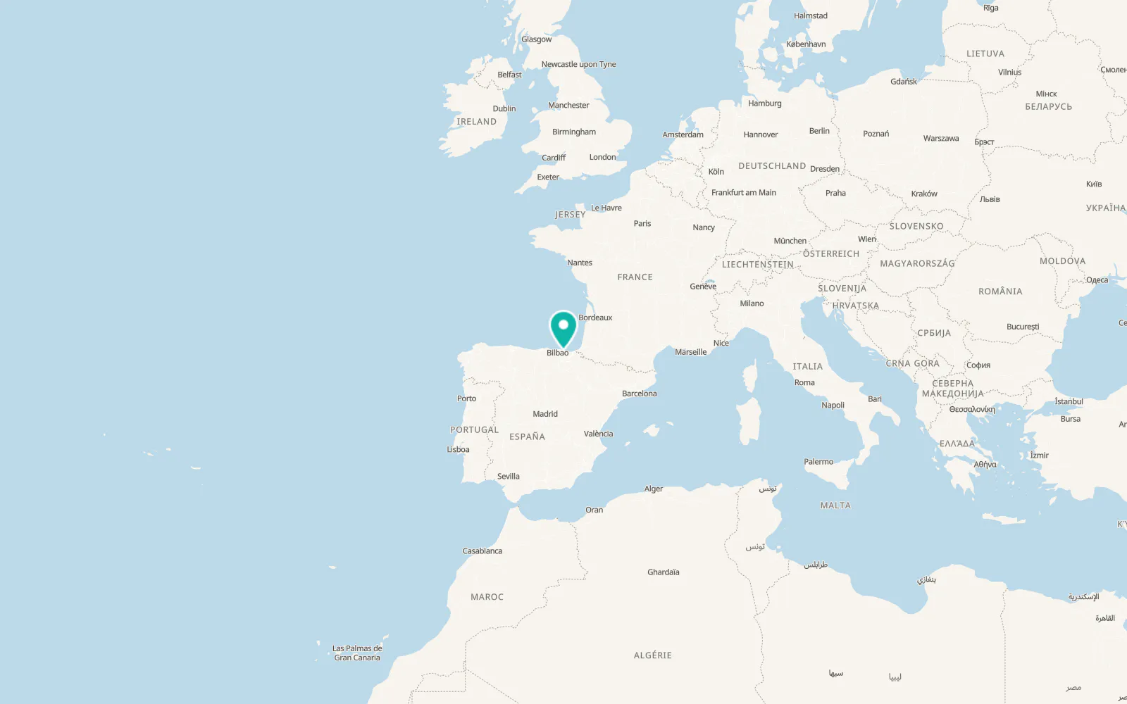 Map of Aulesti