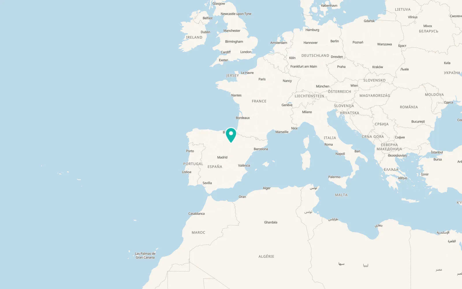 Map of Ausejo de la Sierra