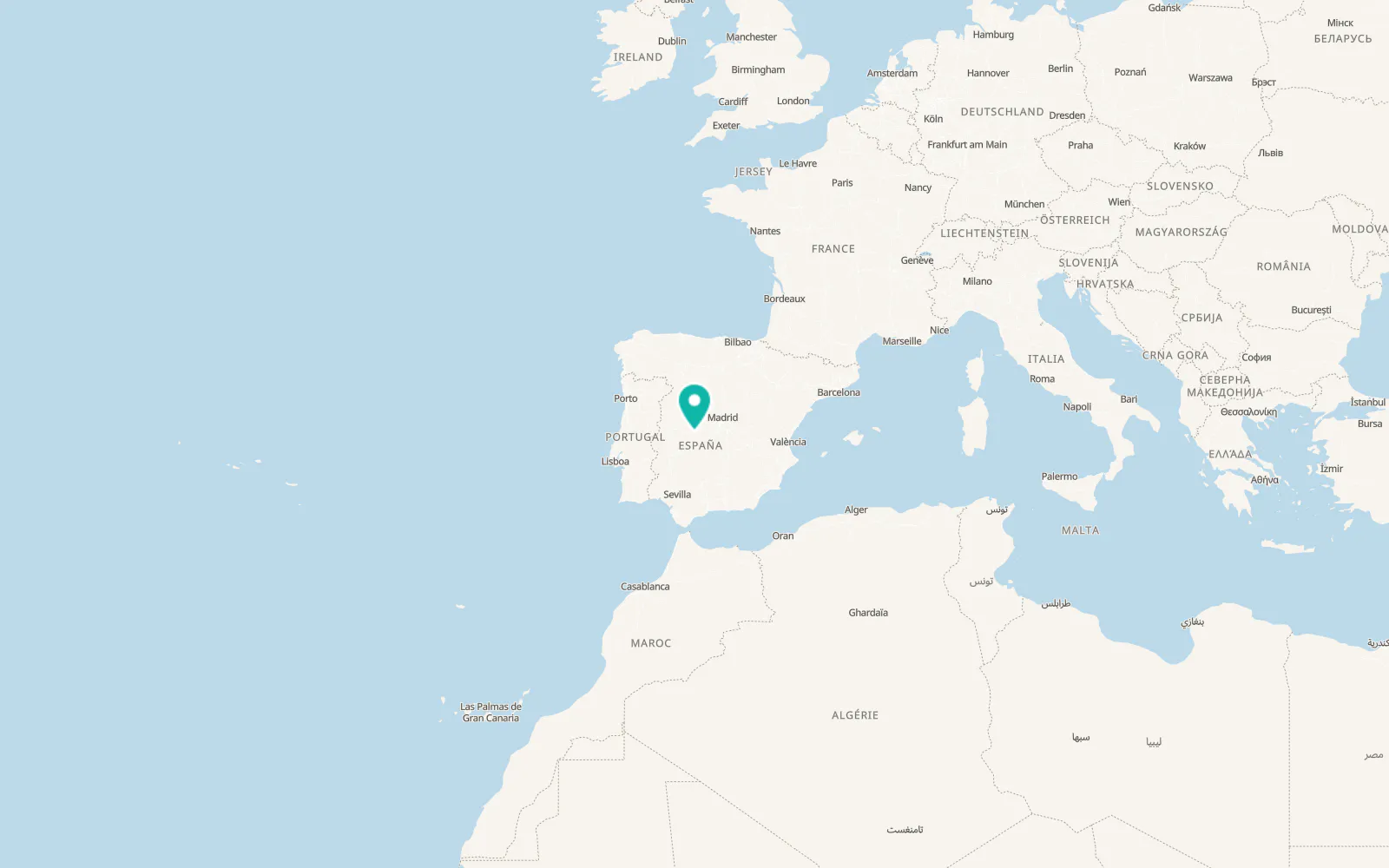 Map of Azután