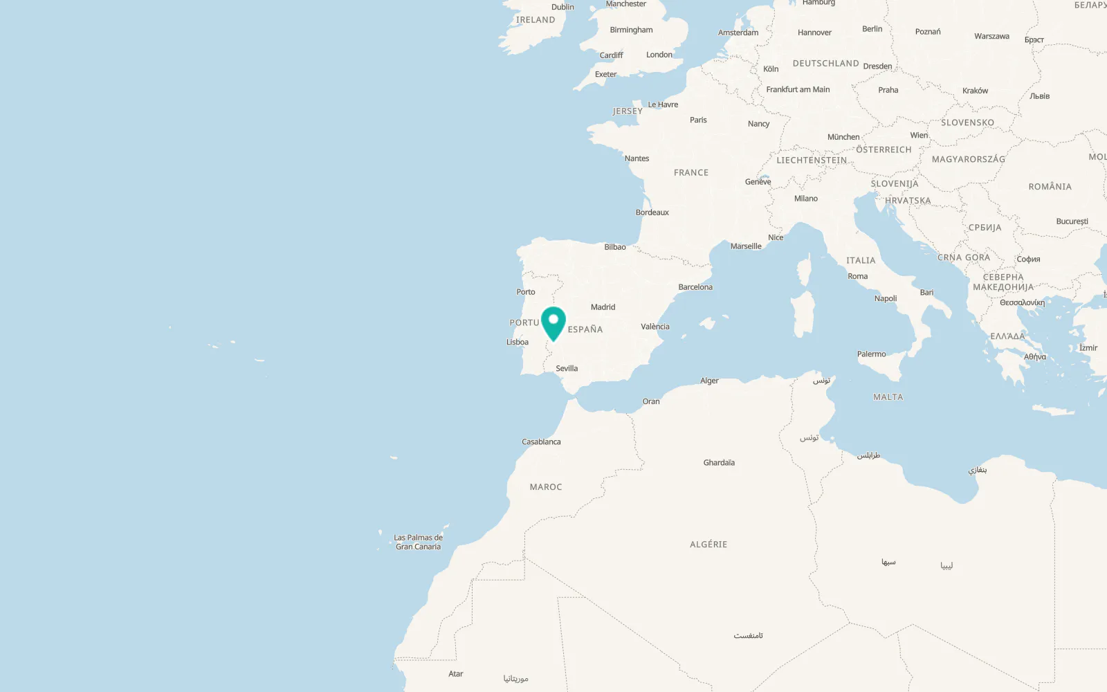 Map of Barcarrota