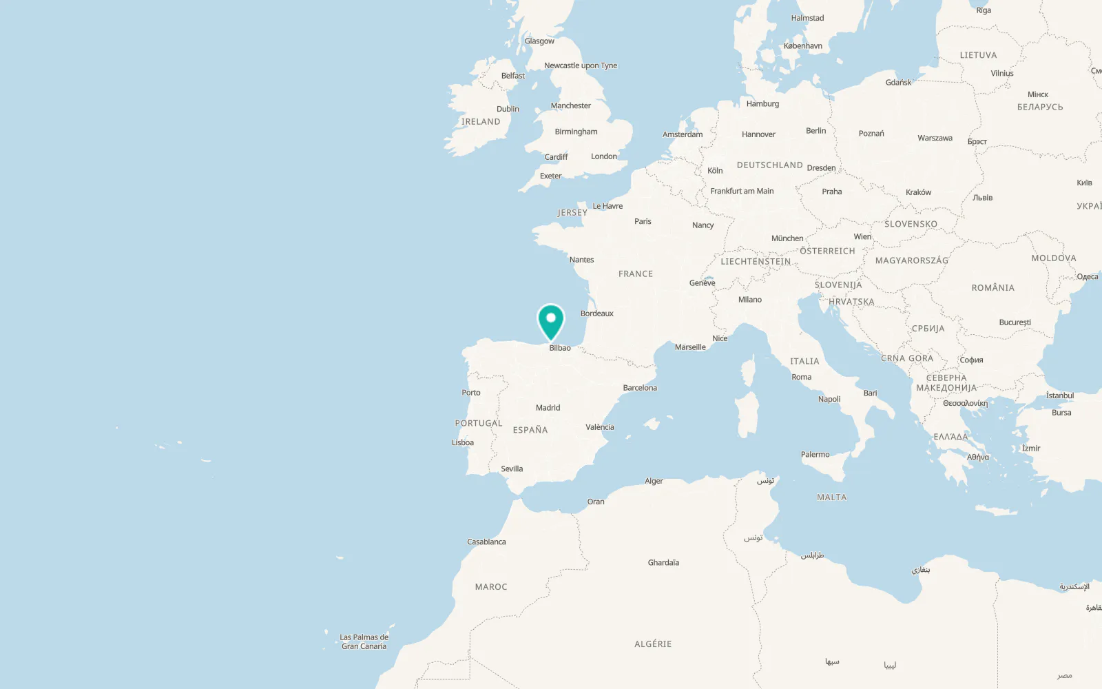 Map of Bárcena de Cicero