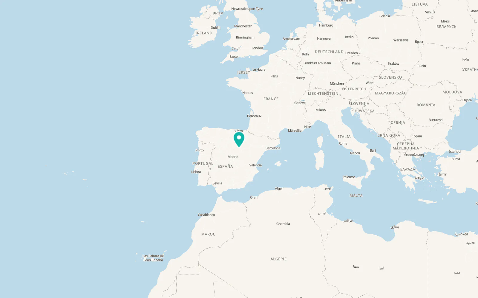 Map of Barcones