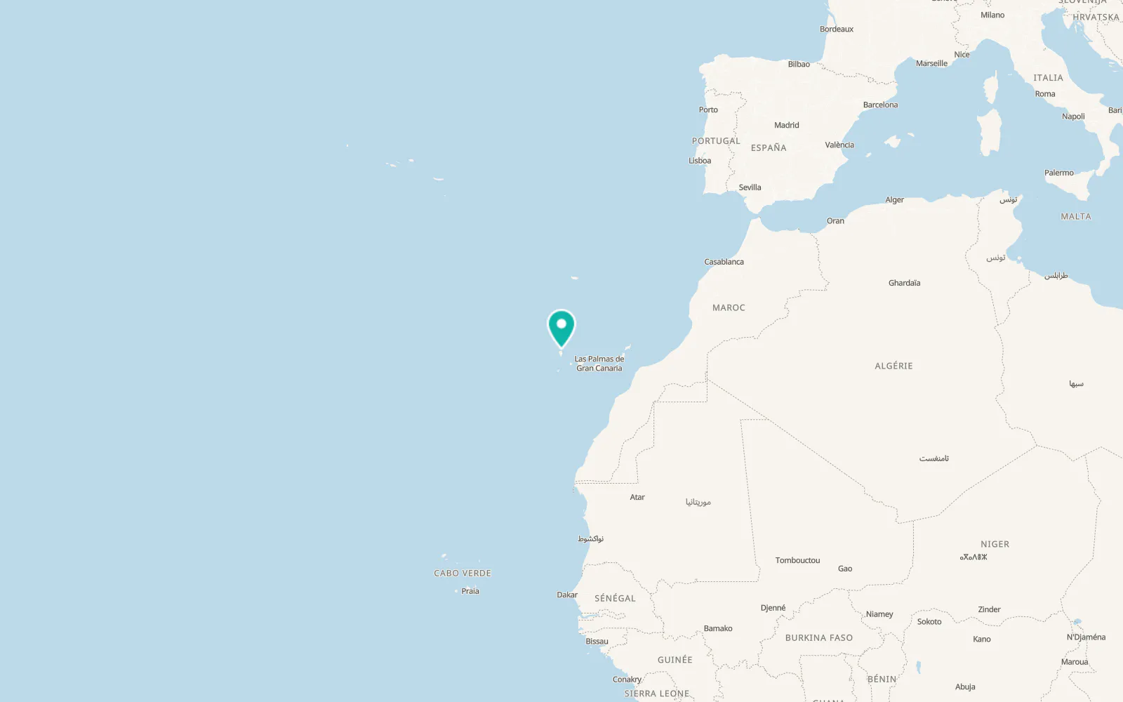 Map of Barlovento