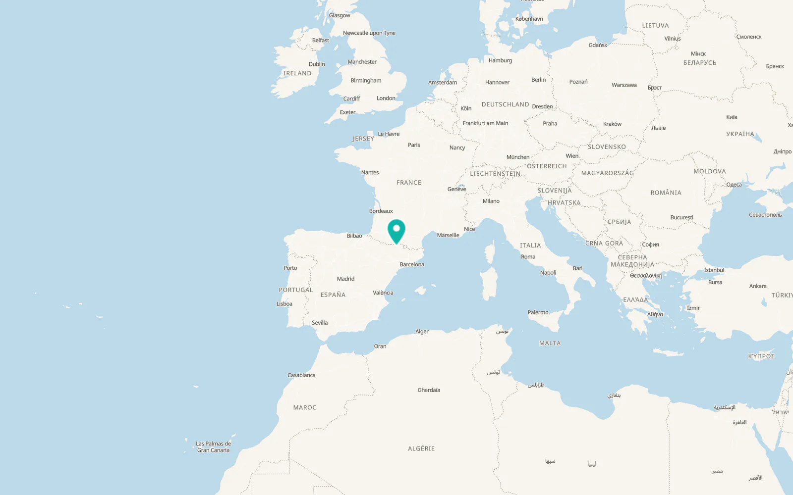 Map of Barruera