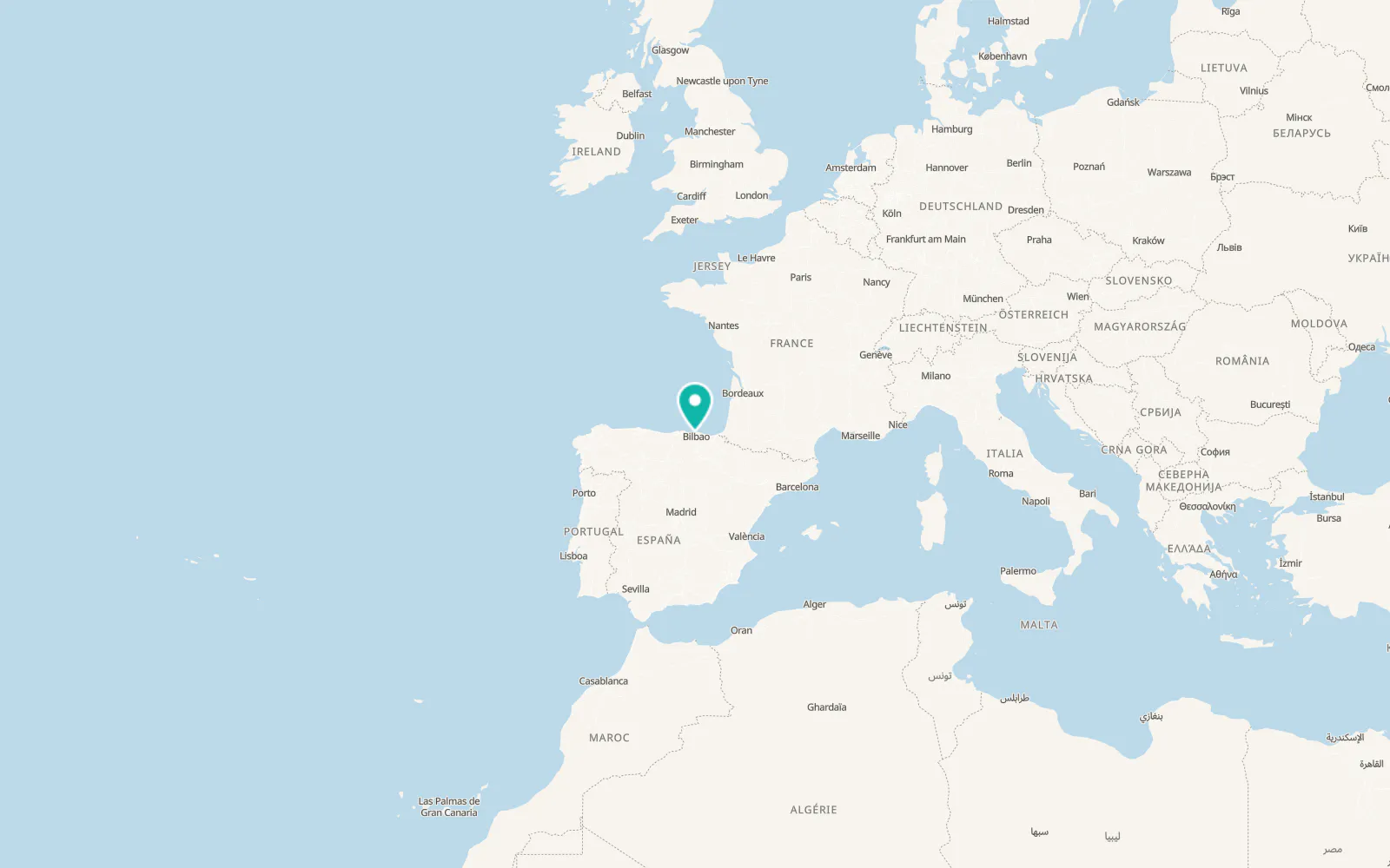 Map of Berango