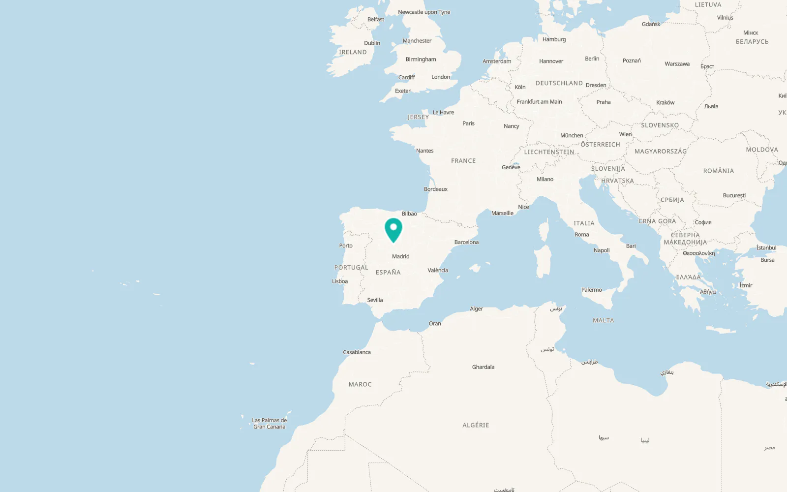 Map of Bernardos