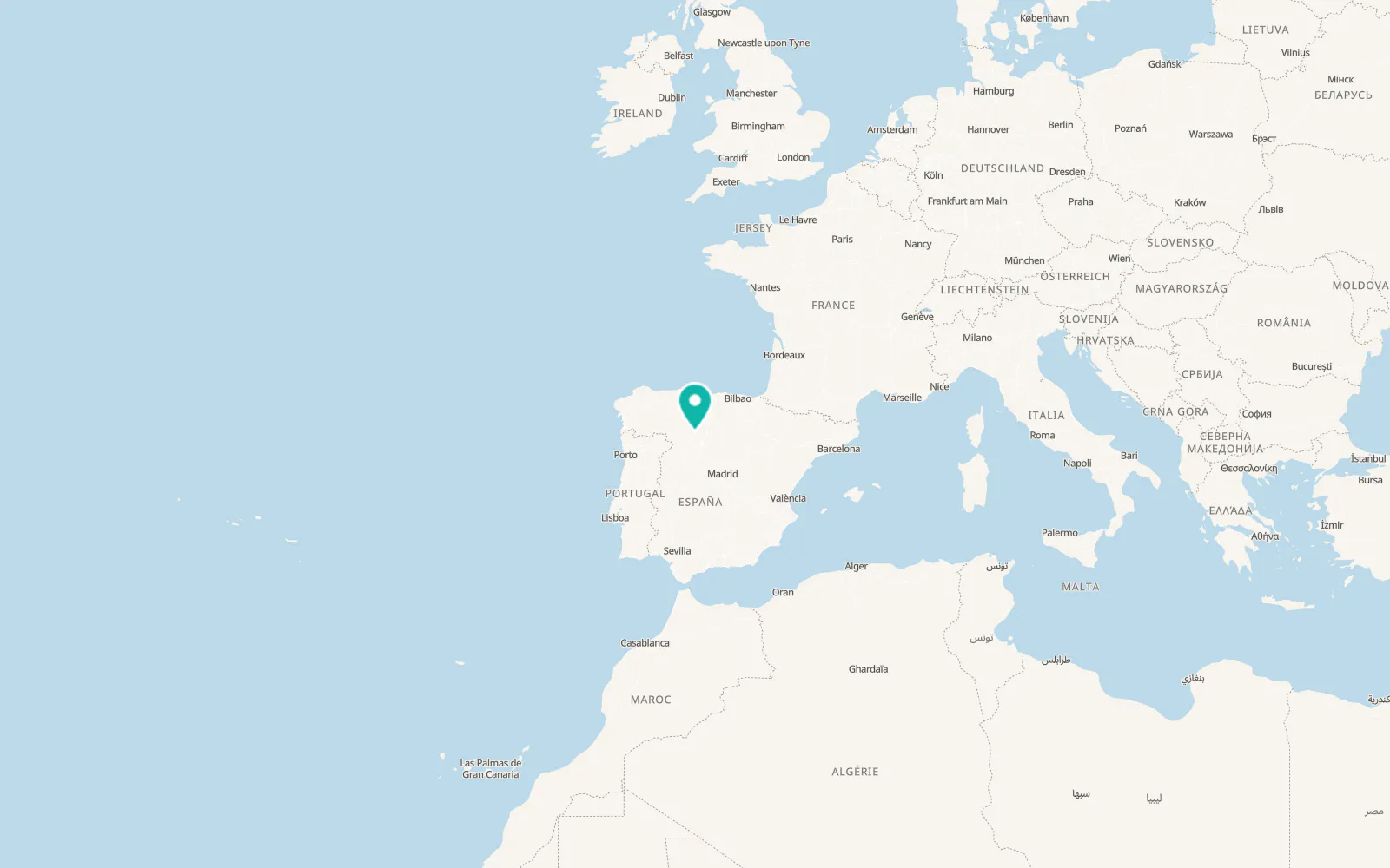 Map of Berrueces
