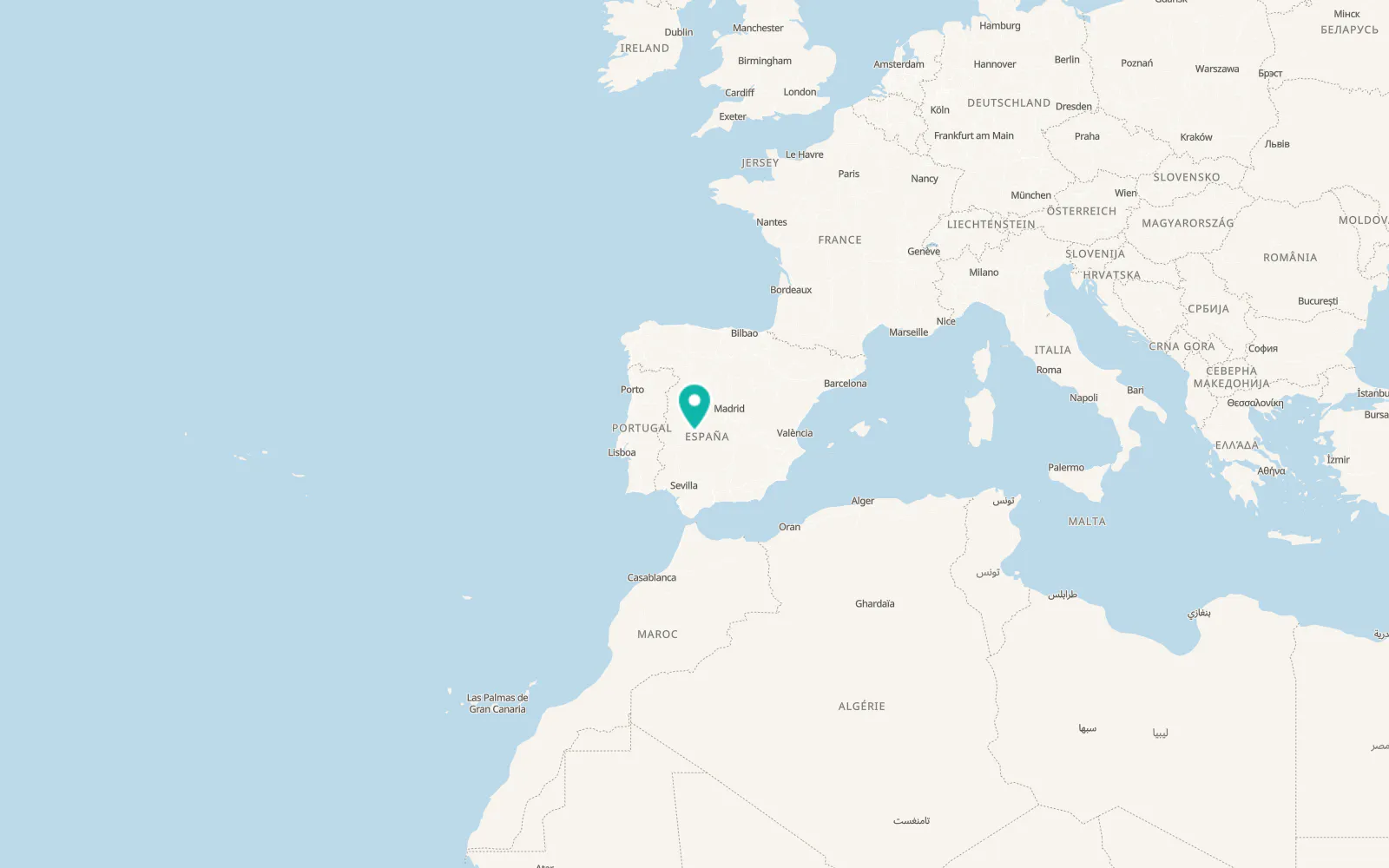 Map of Berzocana