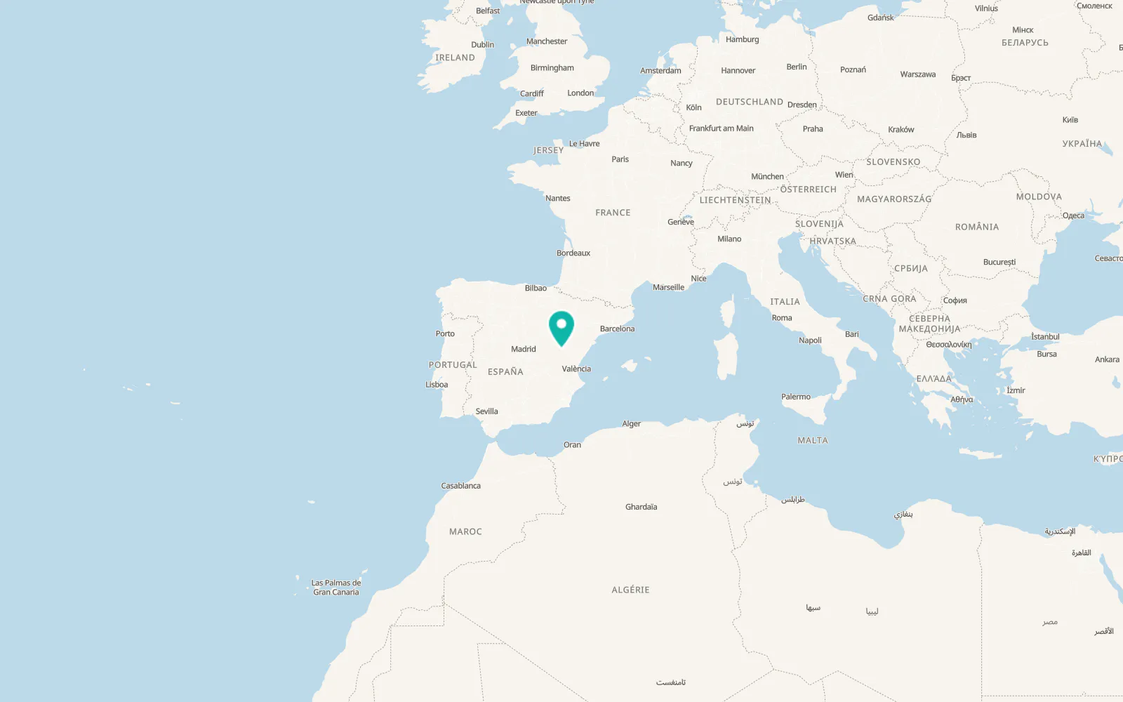 Map of Bezas