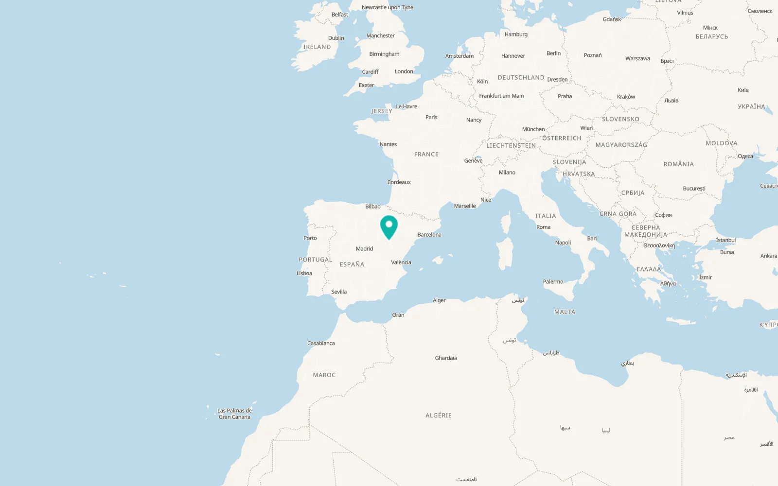 Map of Blancas