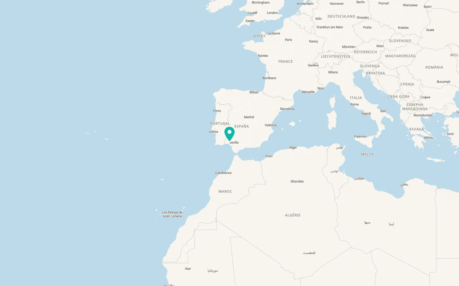 Map of Bonares
