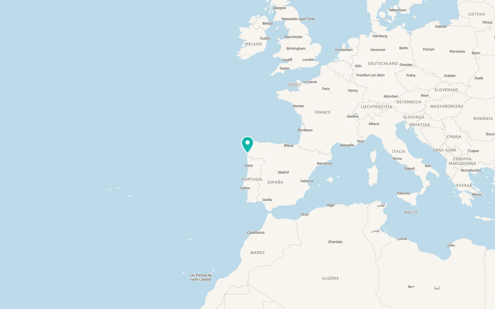 Map of Bueu