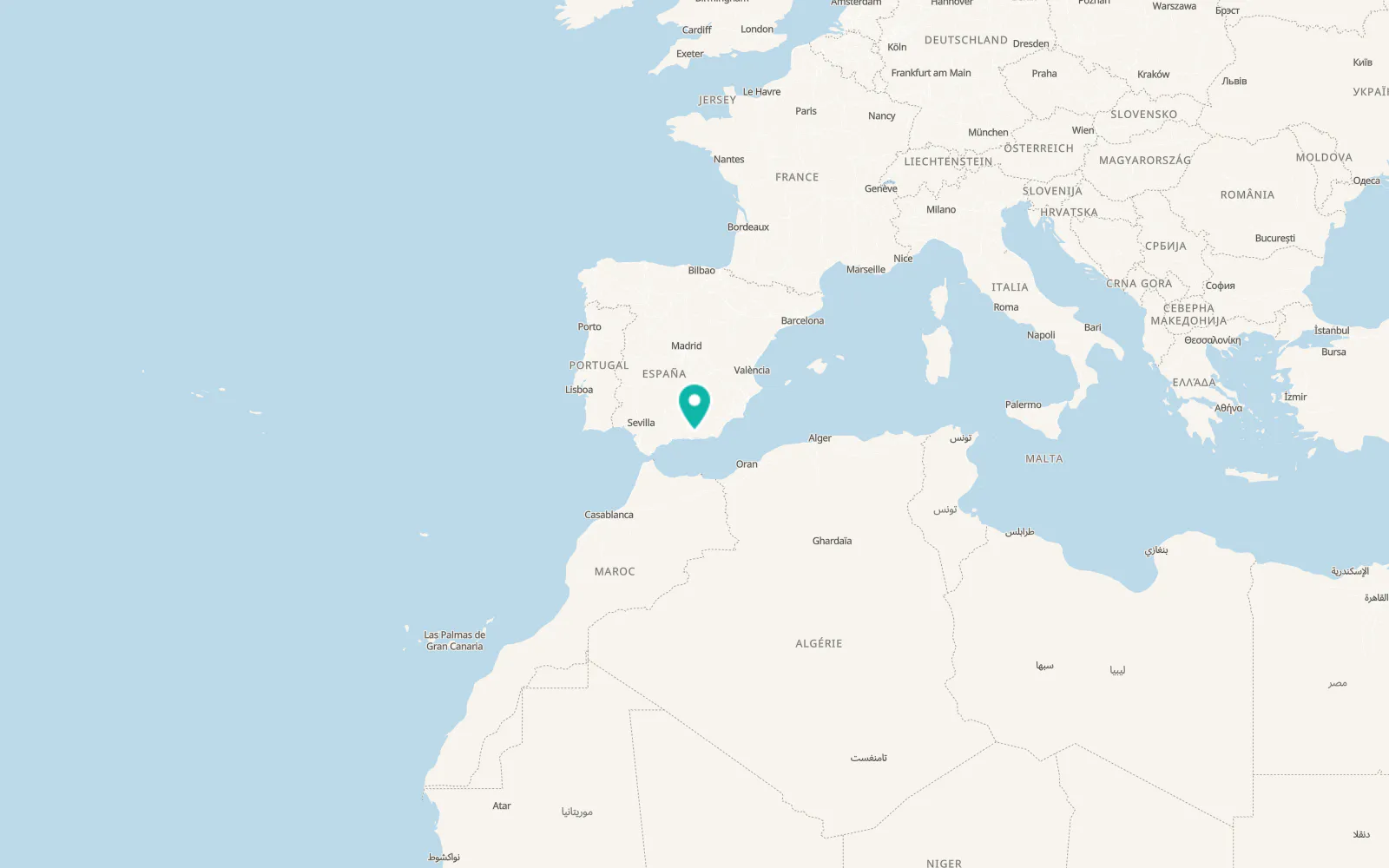 Map of Busquístar