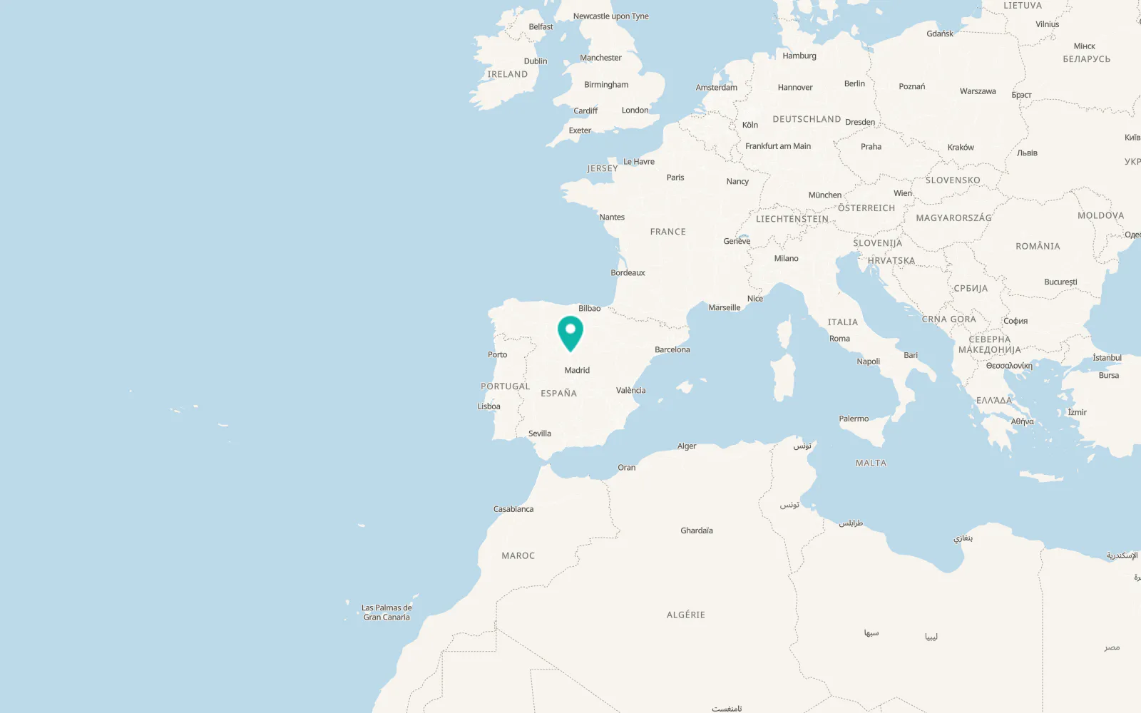 Map of Cabañas de Polendos