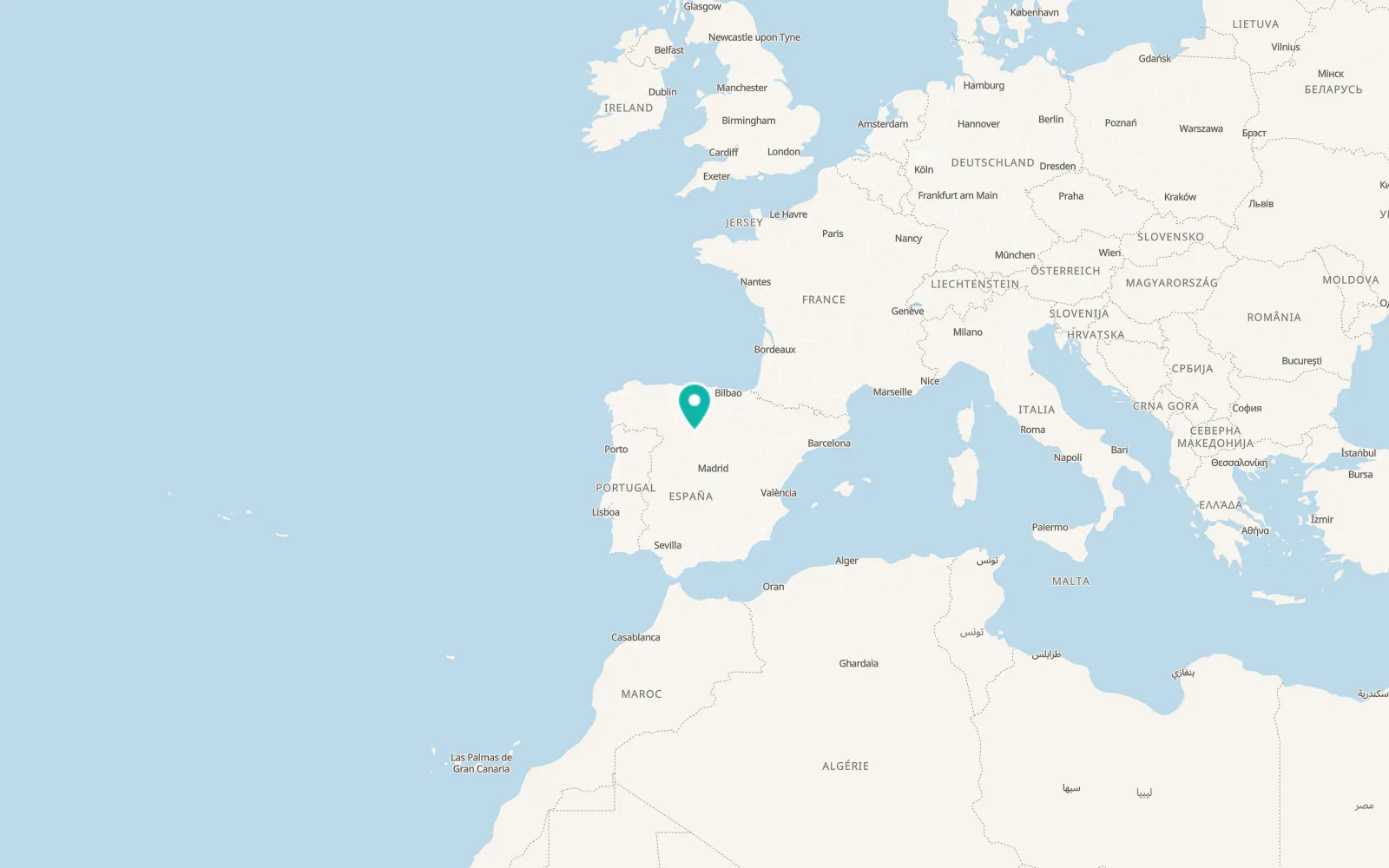 Map of Cabezón