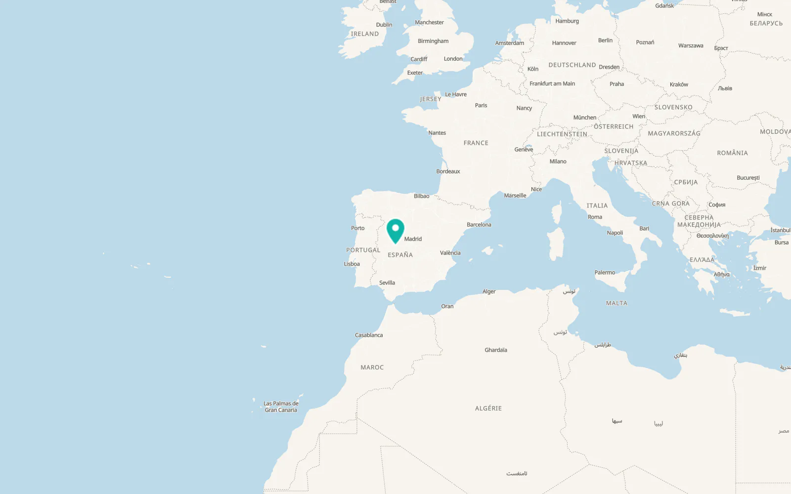 Map of Caleruela