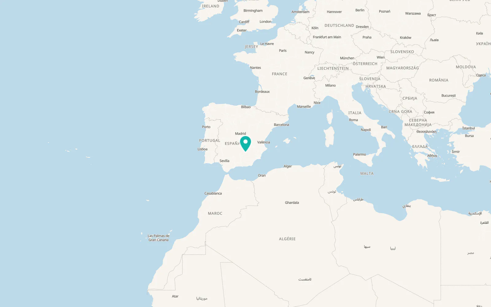 Map of Campiña