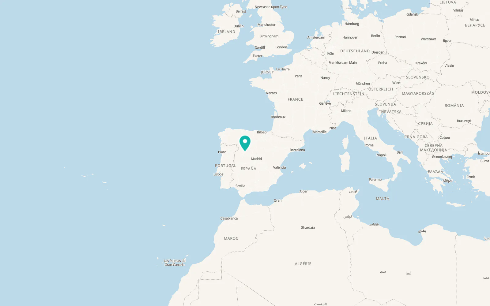 Map of Cantalpino
