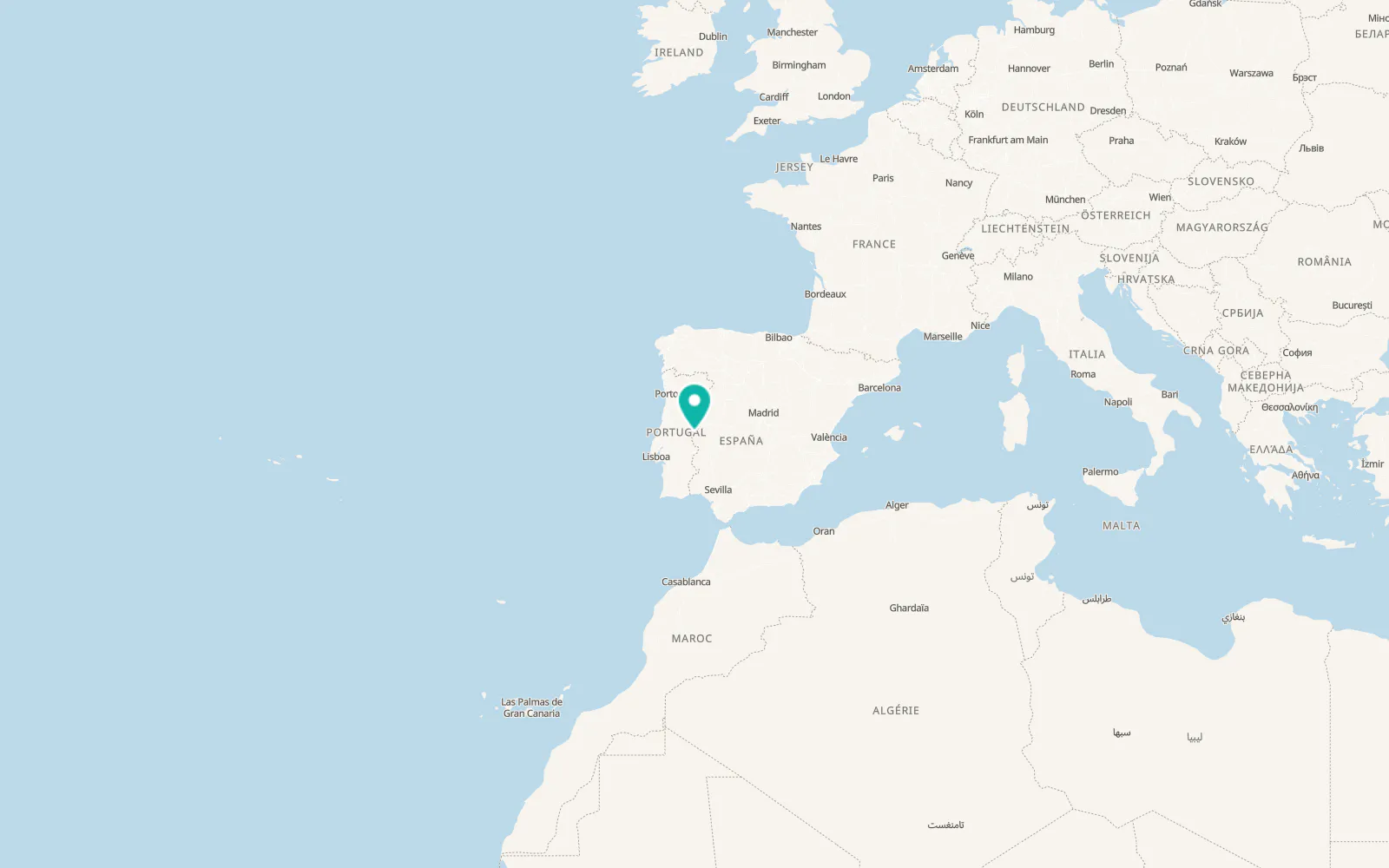 Map of Carbajo