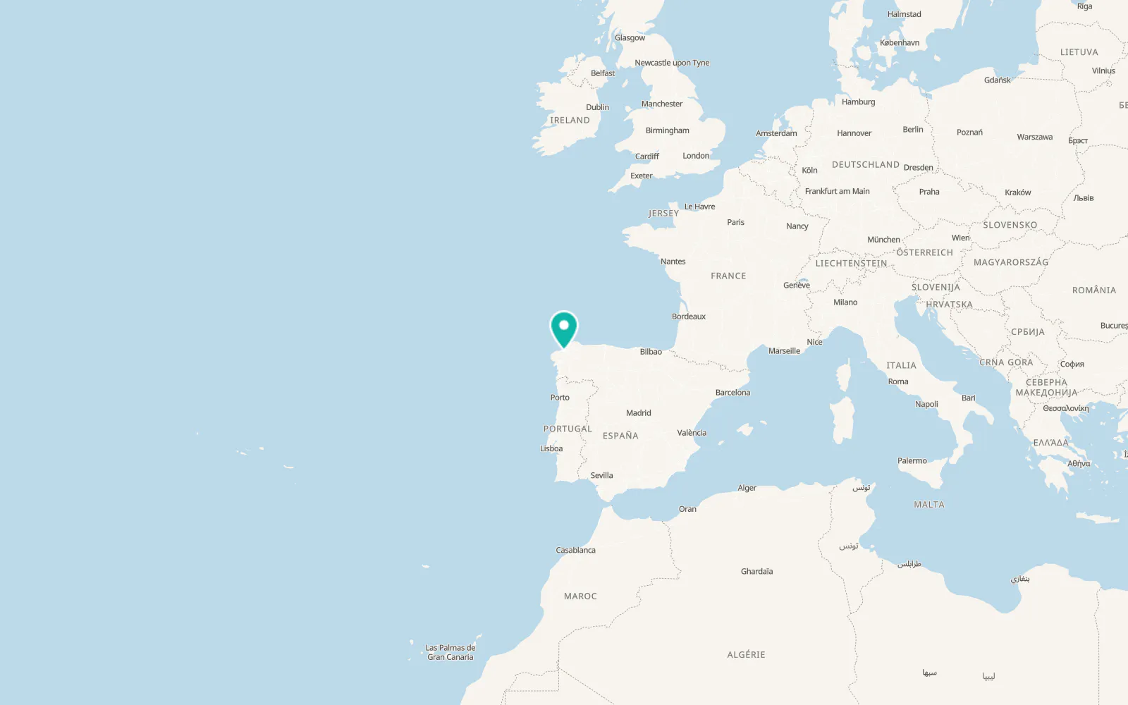 Map of Carral