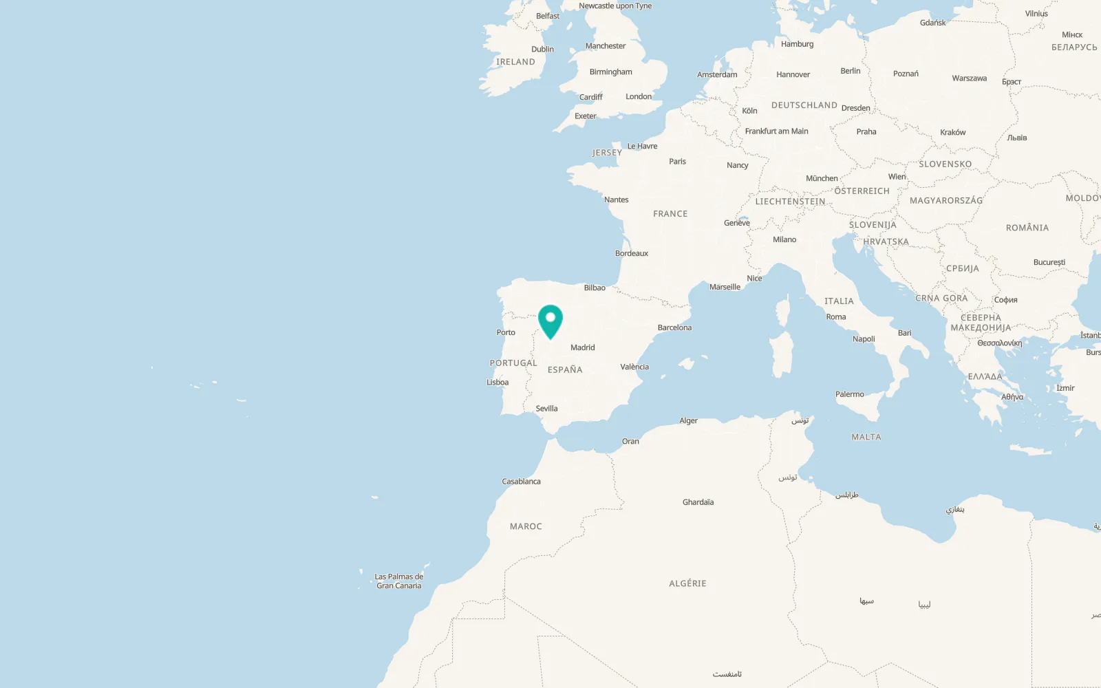 Map of Casafranca