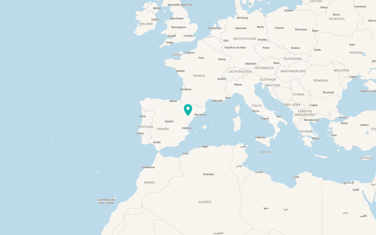 Map of Castelserás