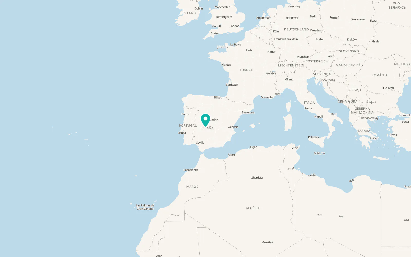 Map of Castilblanco
