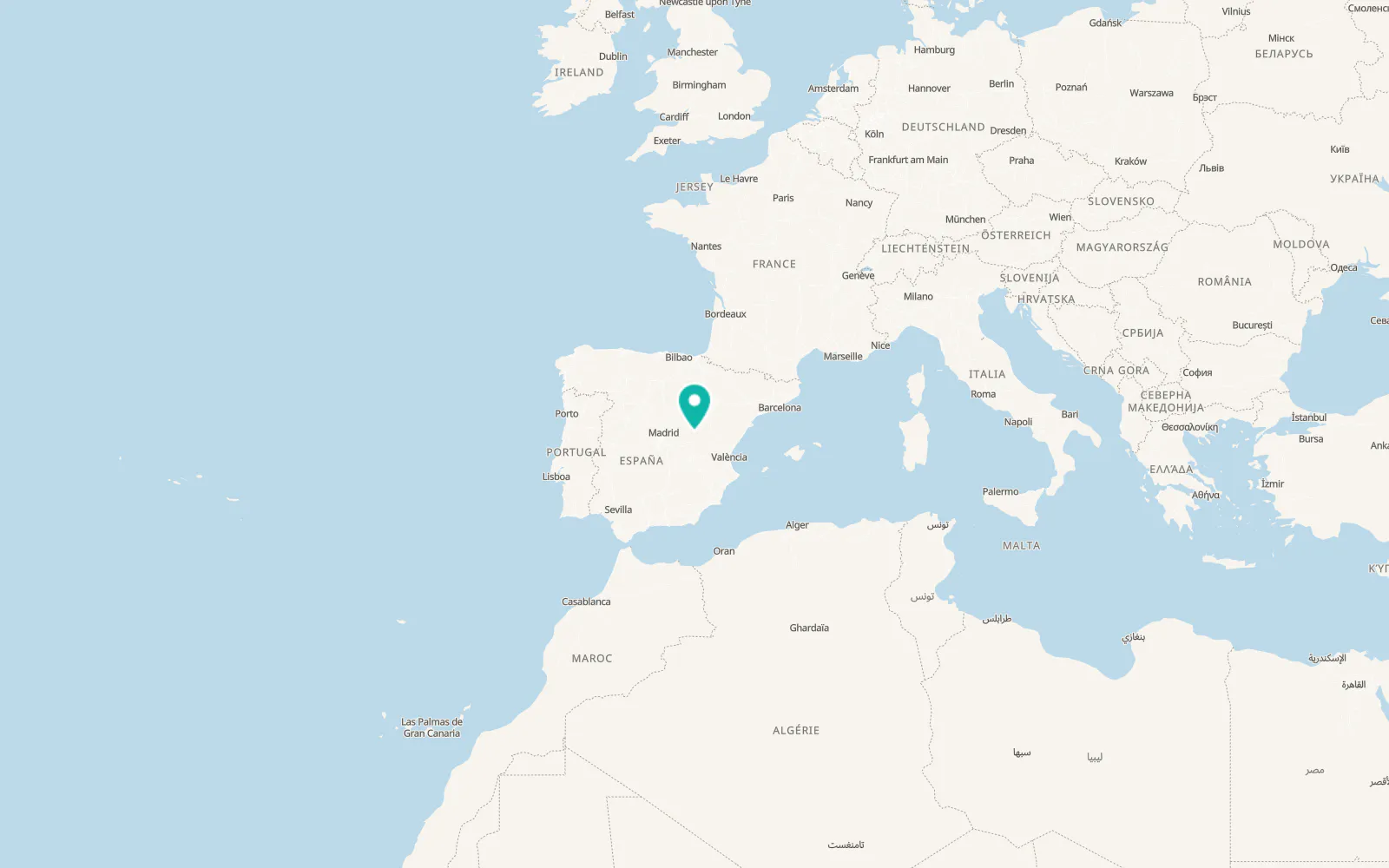 Map of Castillejo-Sierra