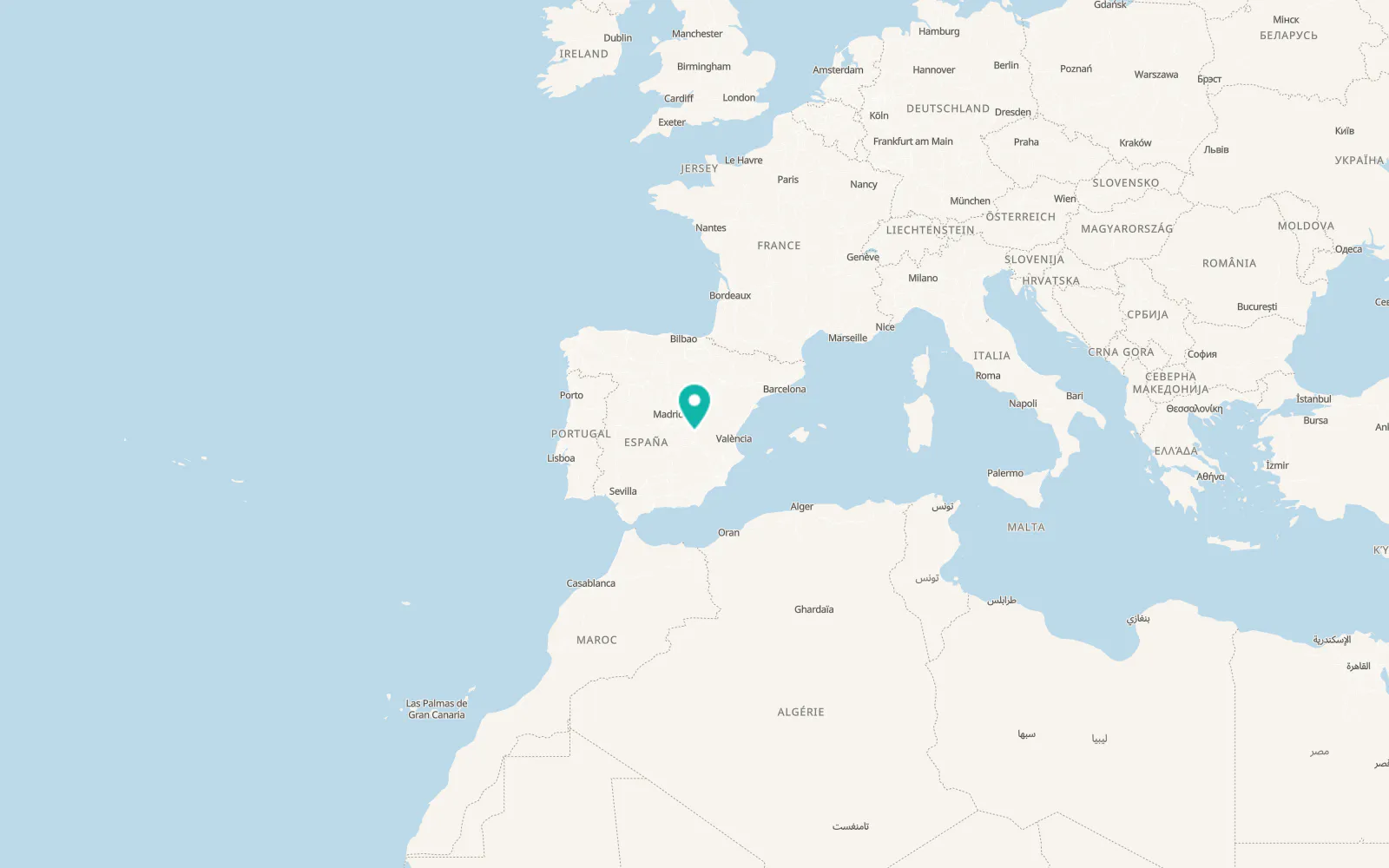 Map of Castillo de Garcimuñoz