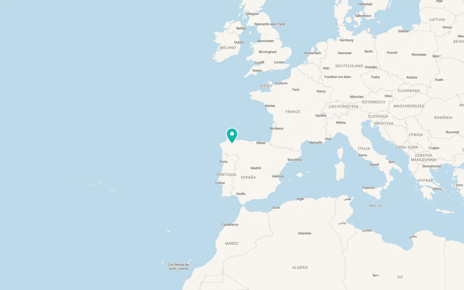 Map of Castroverde