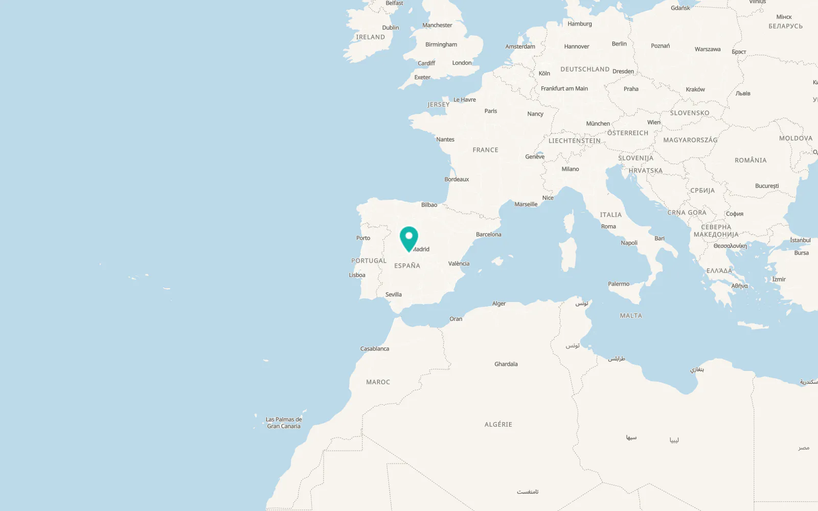 Map of Cazalegas