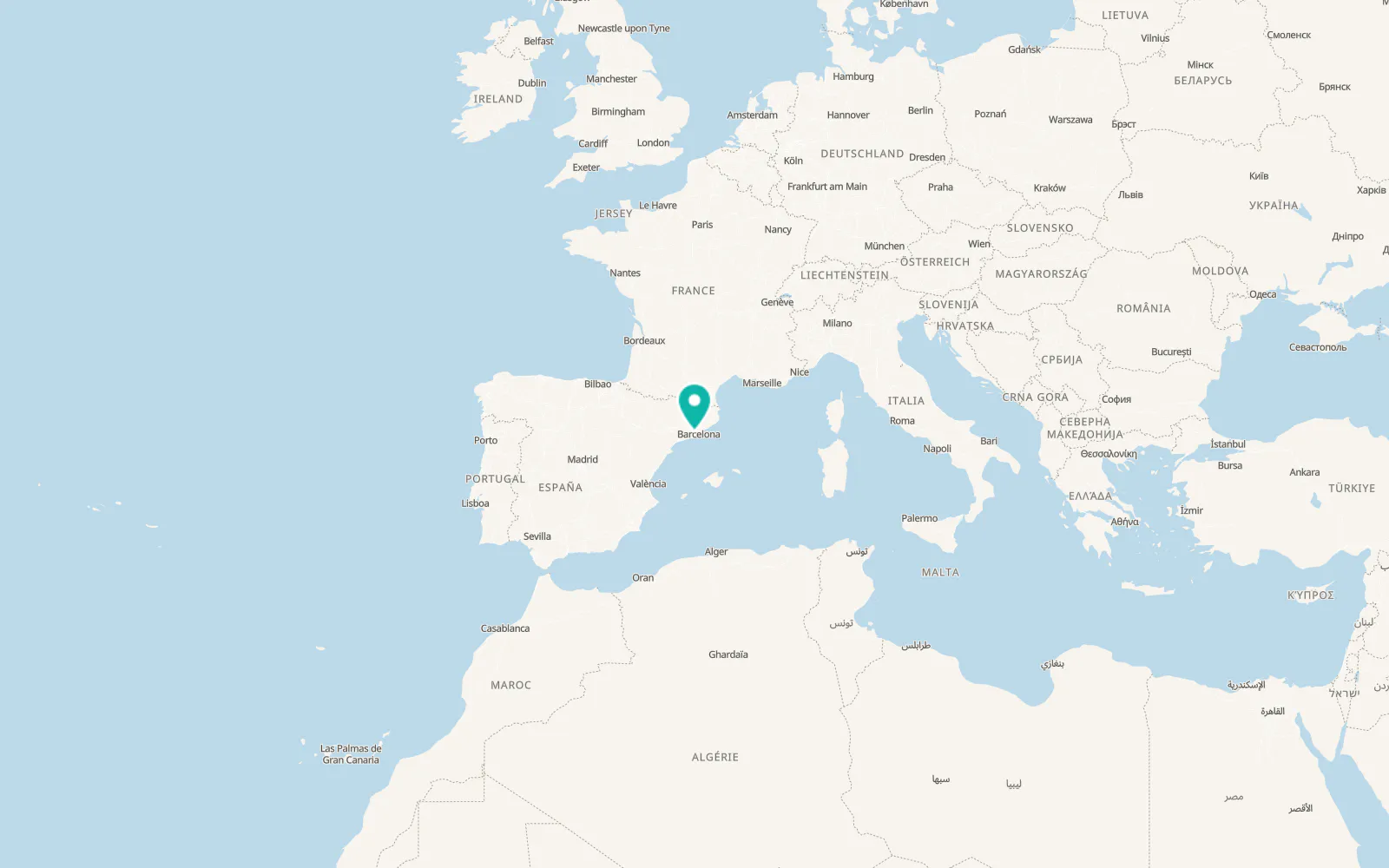 Map of Cervelló