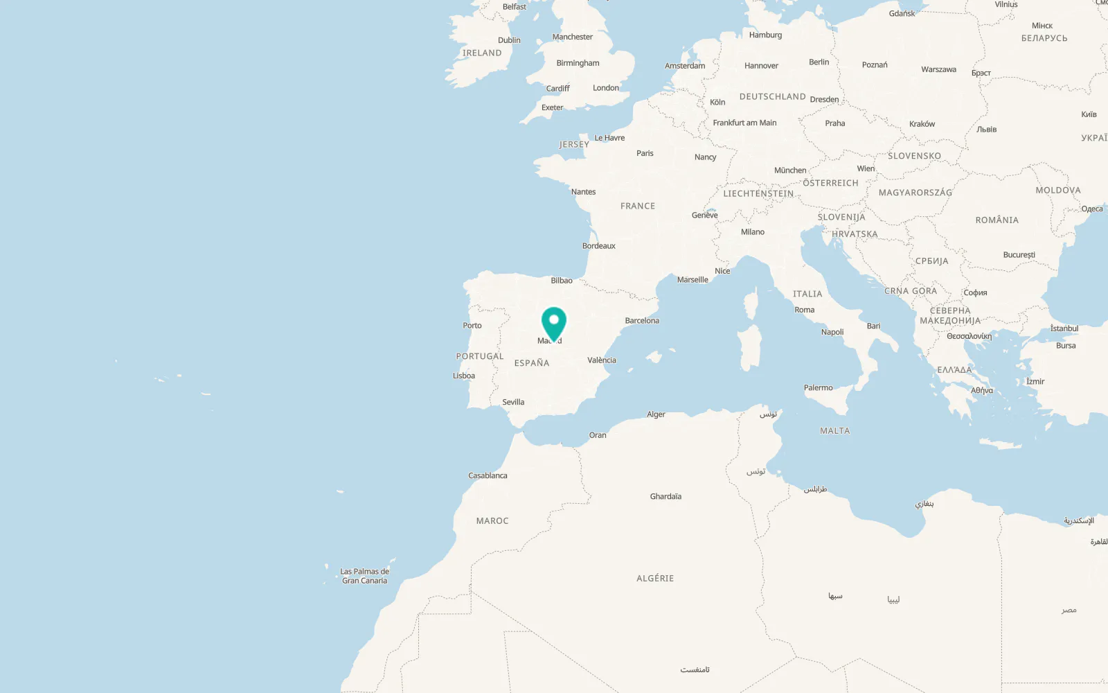 Map of Chinchón