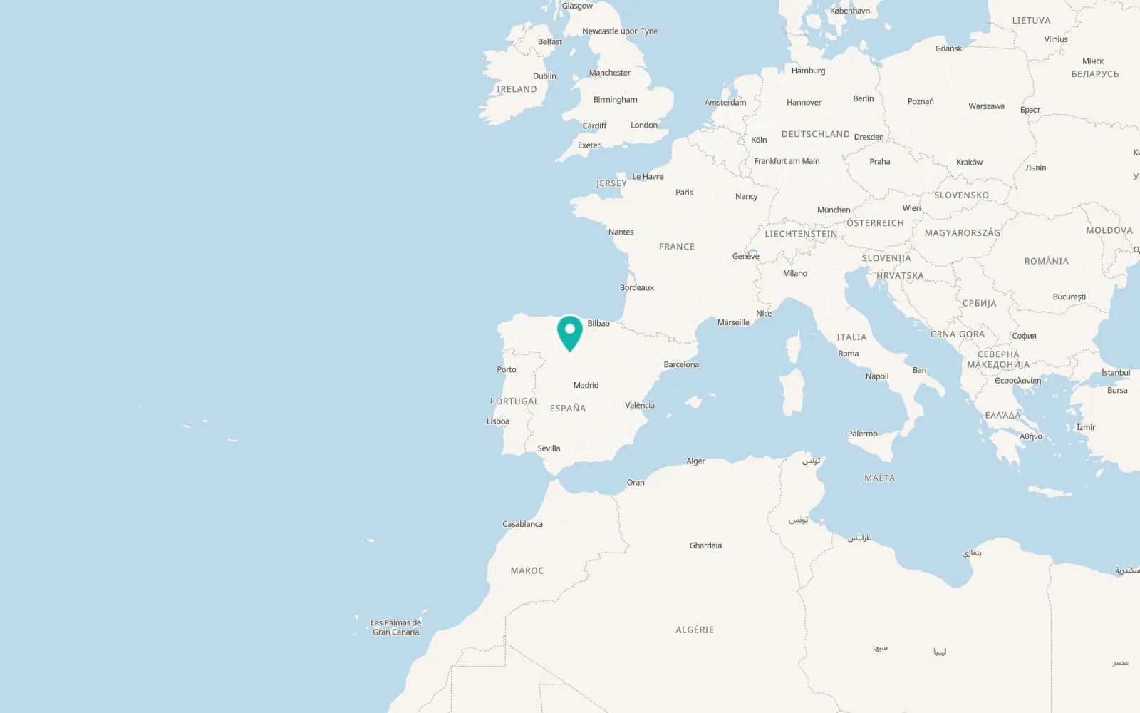 Map of Cigales